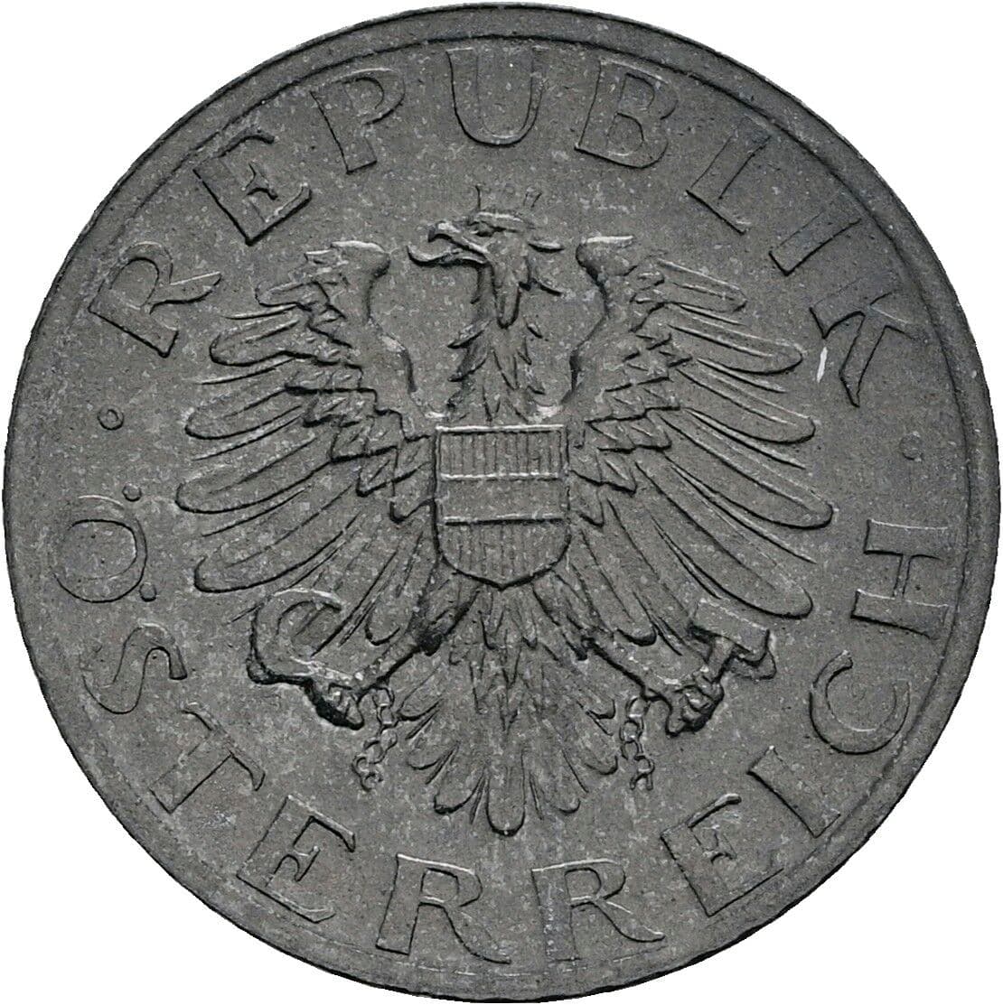 5 Groschen 1980 – Rückseite