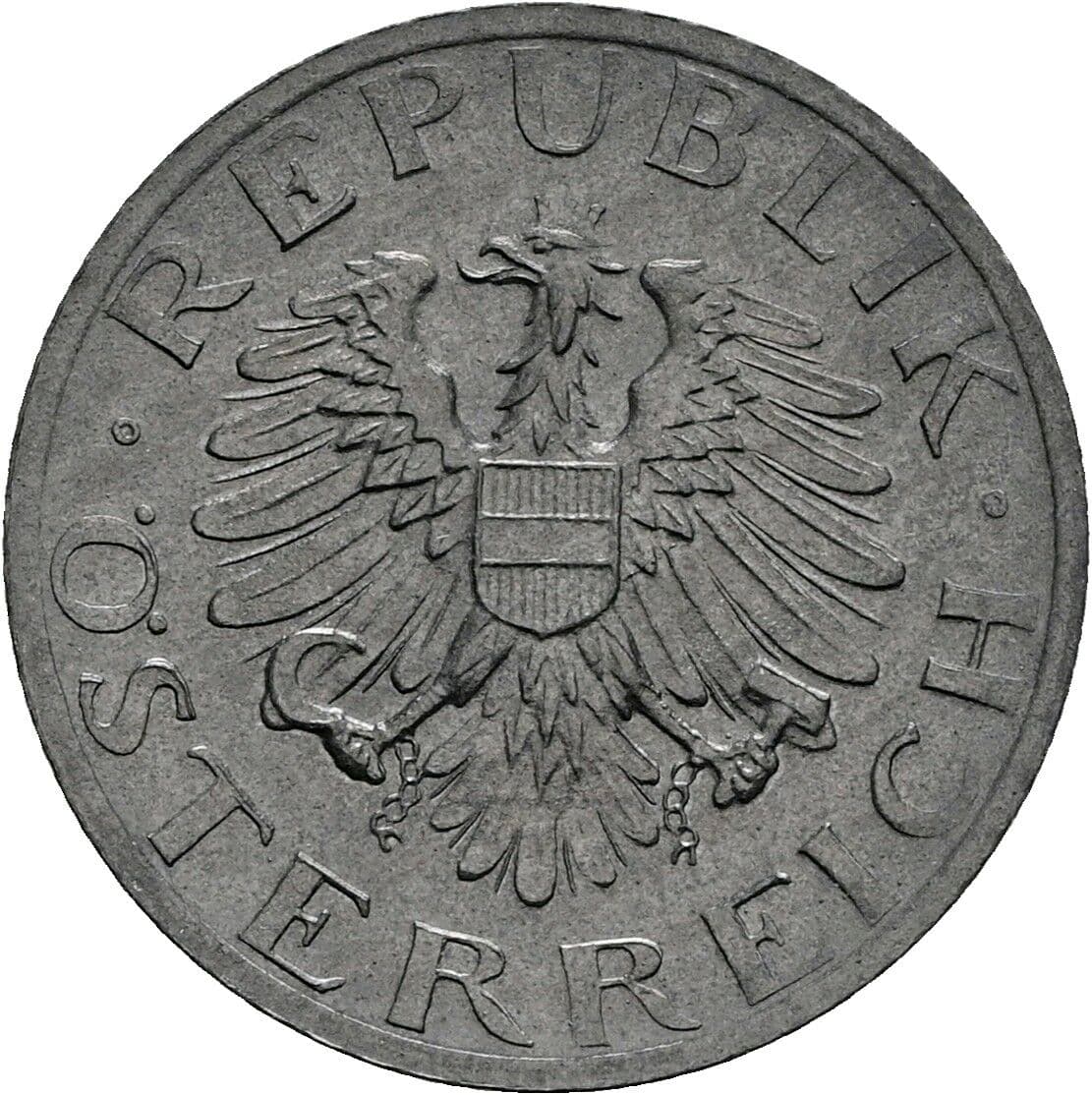 5 Groschen 1980 – Rückseite
