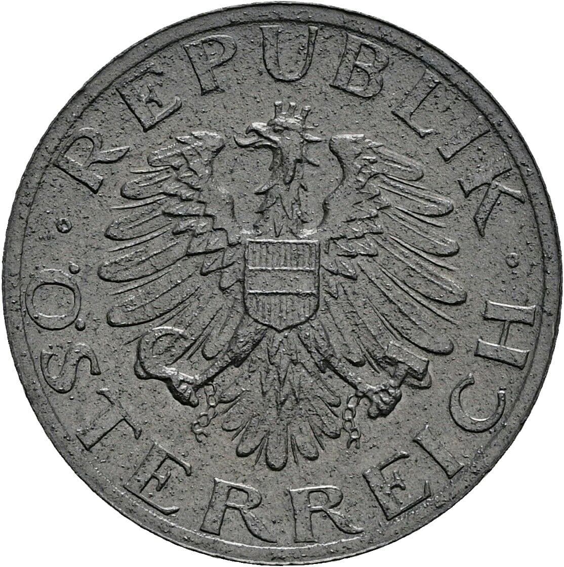 5 Groschen 1980 – Rückseite