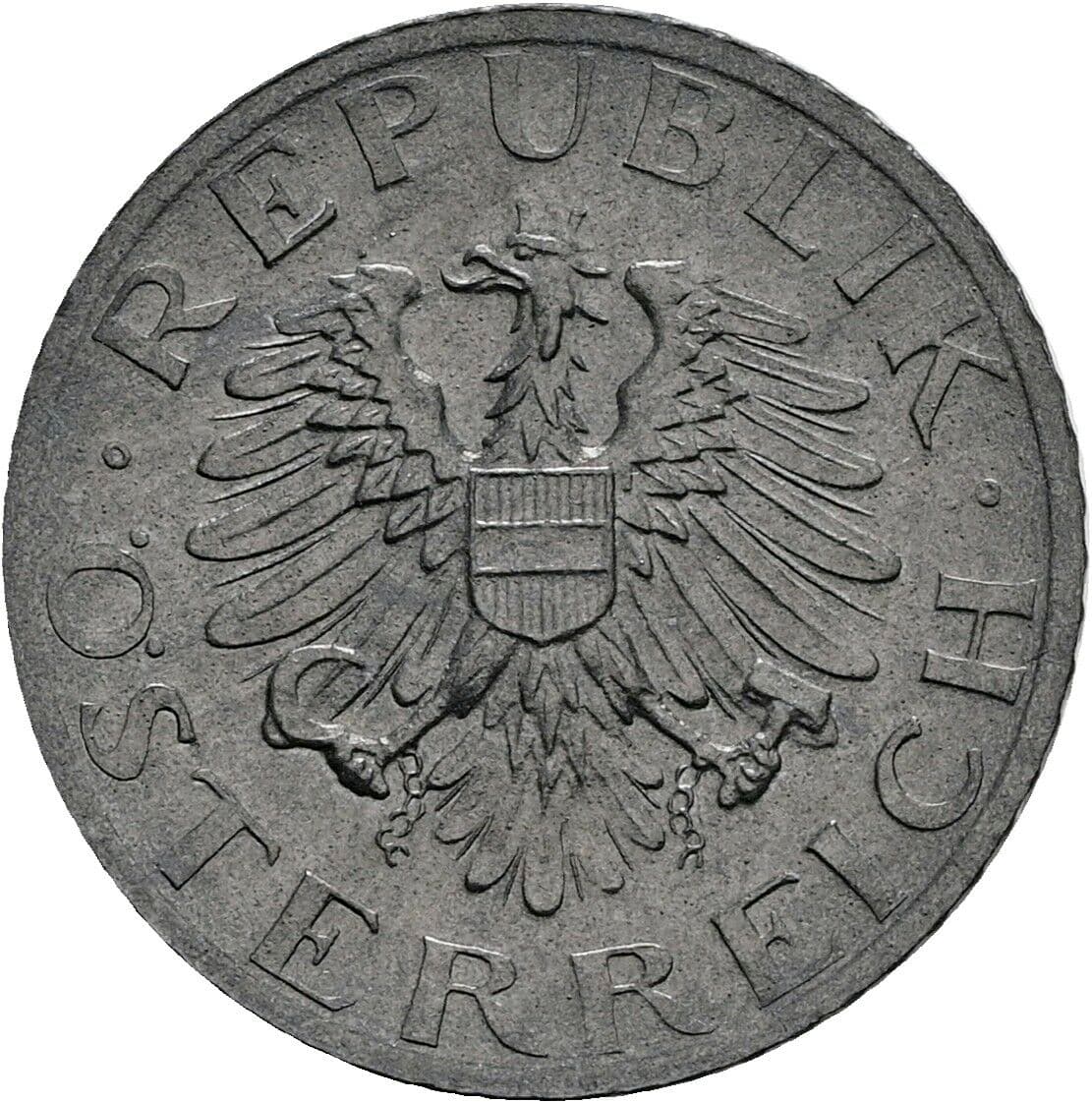 5 Groschen 1980 – Rückseite