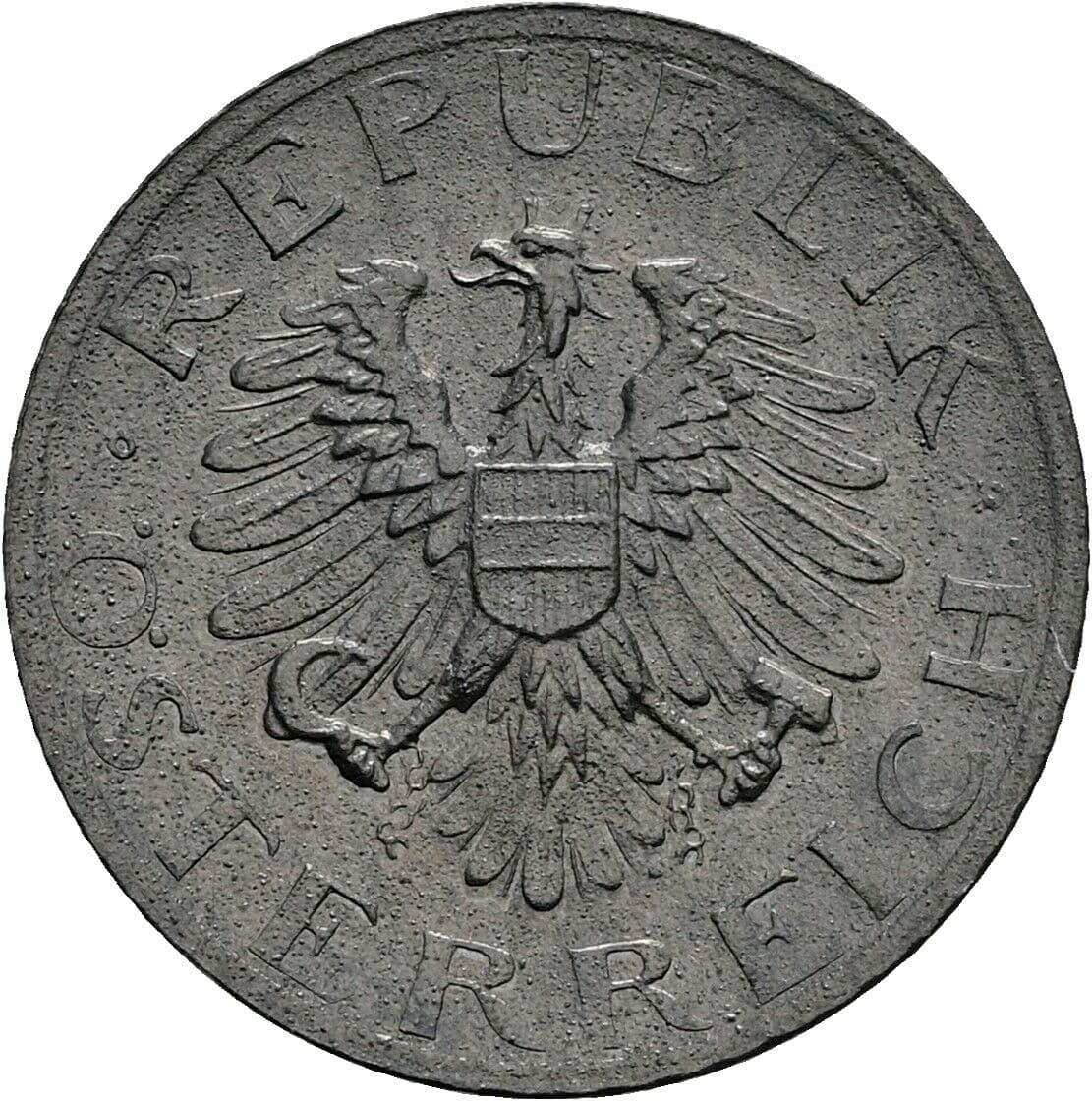 5 Groschen 1980 – Rückseite