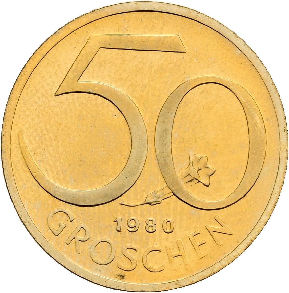 50 Groschen 1980 – Vorderseite