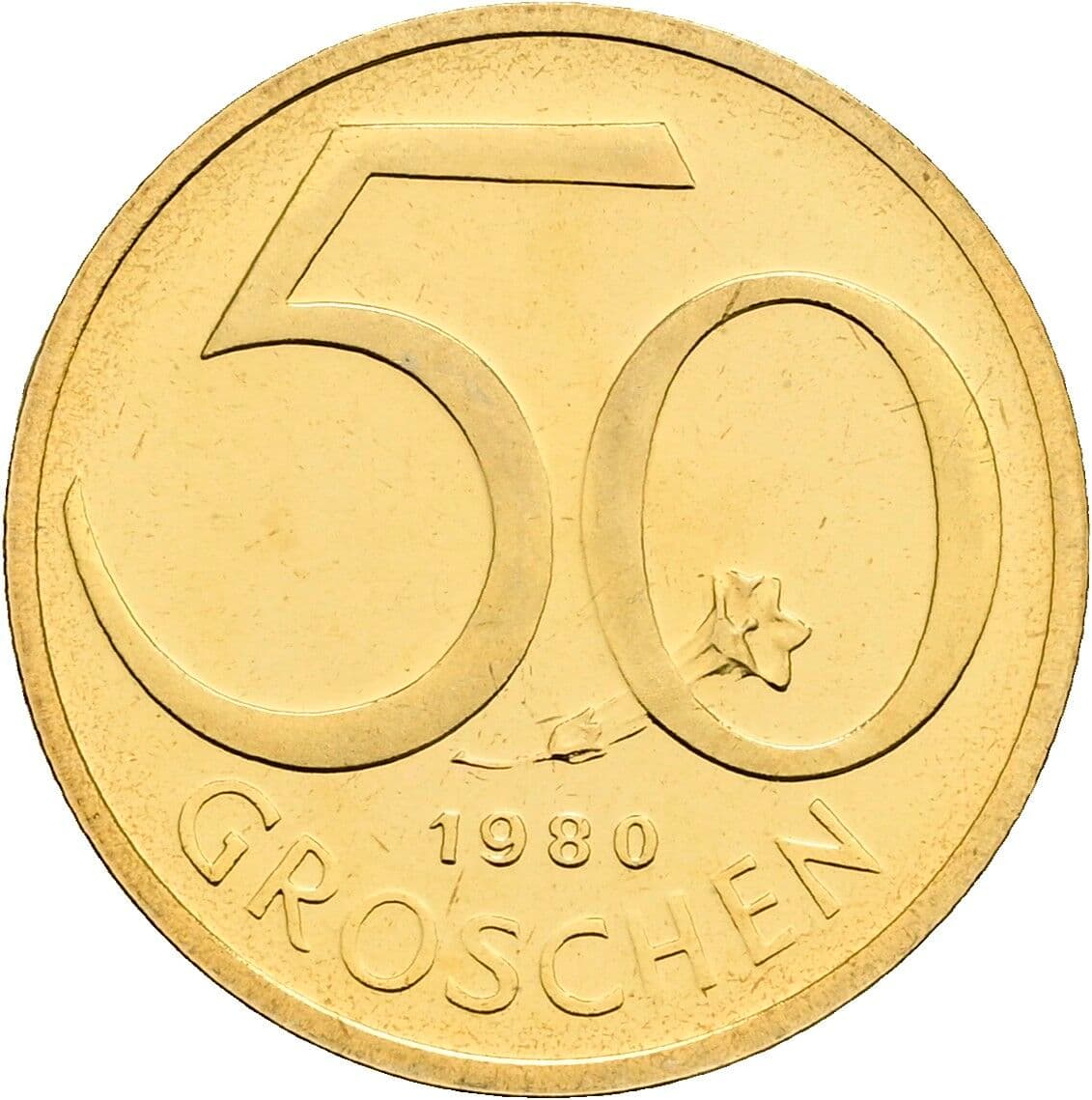 50 Groschen 1980 – Vorderseite