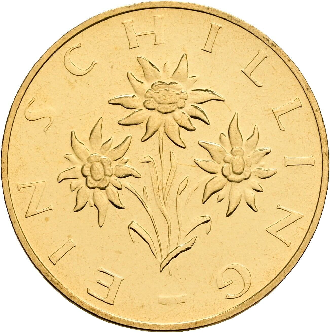 1 Schilling 1980 – Rückseite