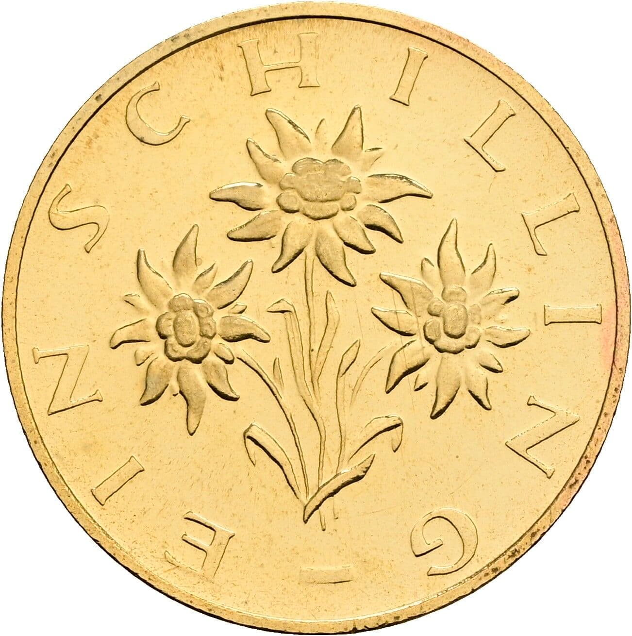 1 Schilling 1980 – Rückseite