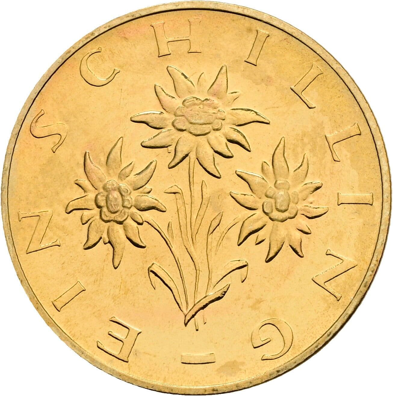 1 Schilling 1980 – Rückseite