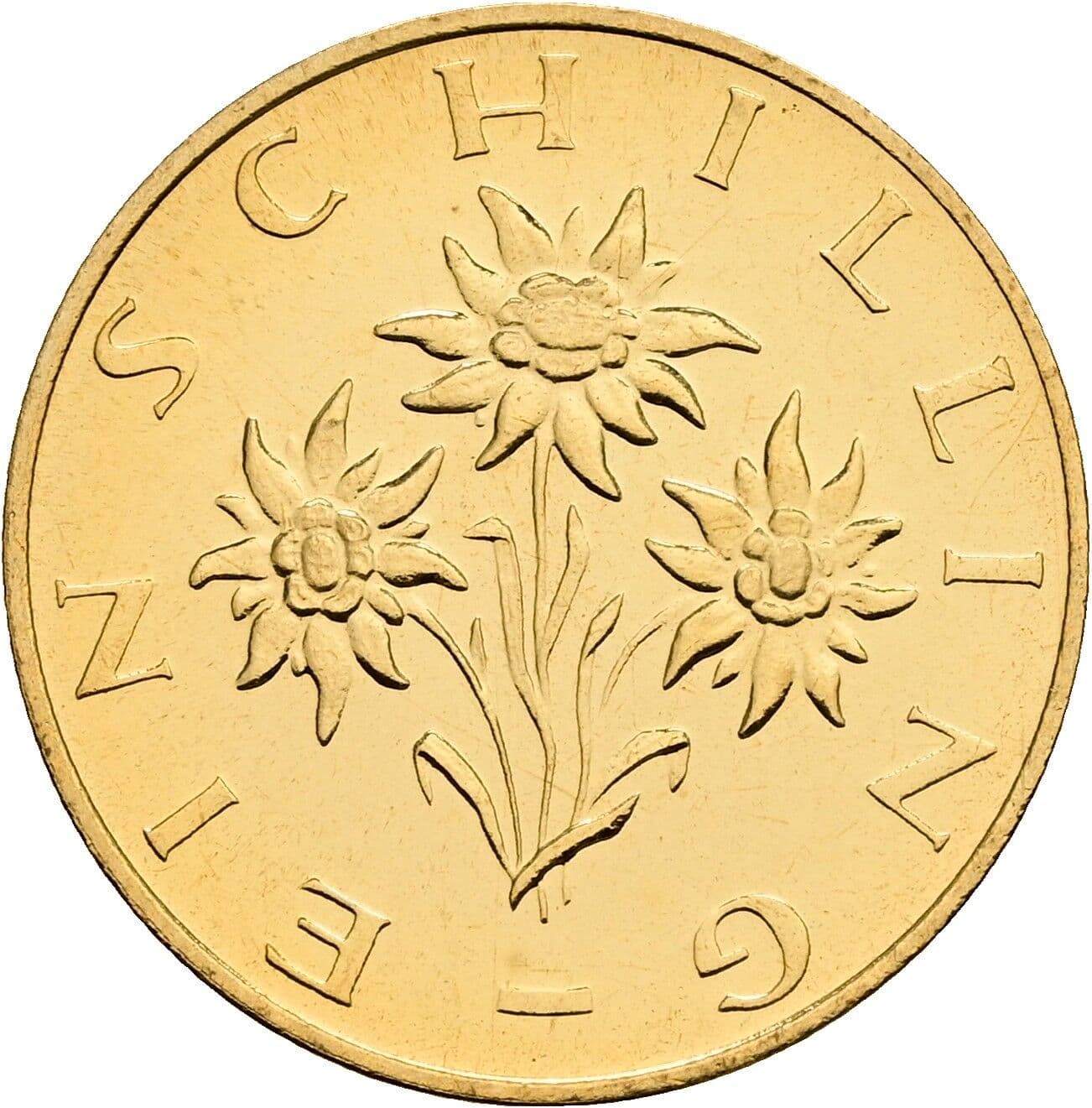 1 Schilling 1980 – Rückseite