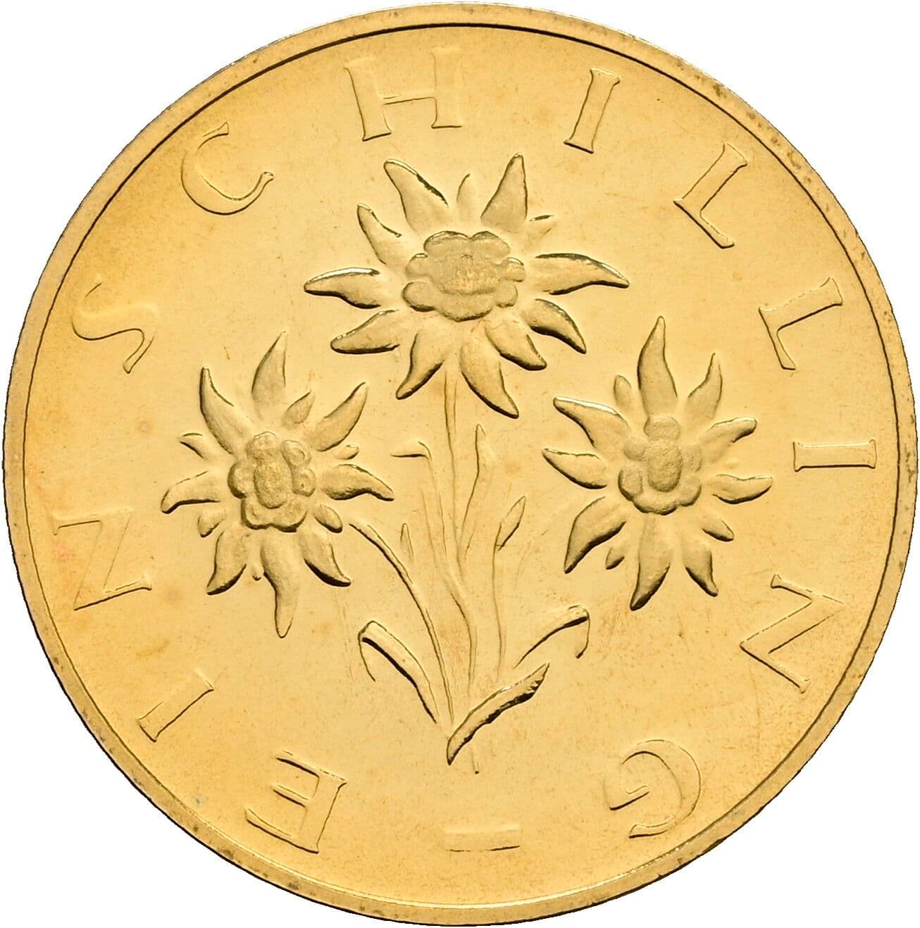 1 Schilling 1980 – Rückseite