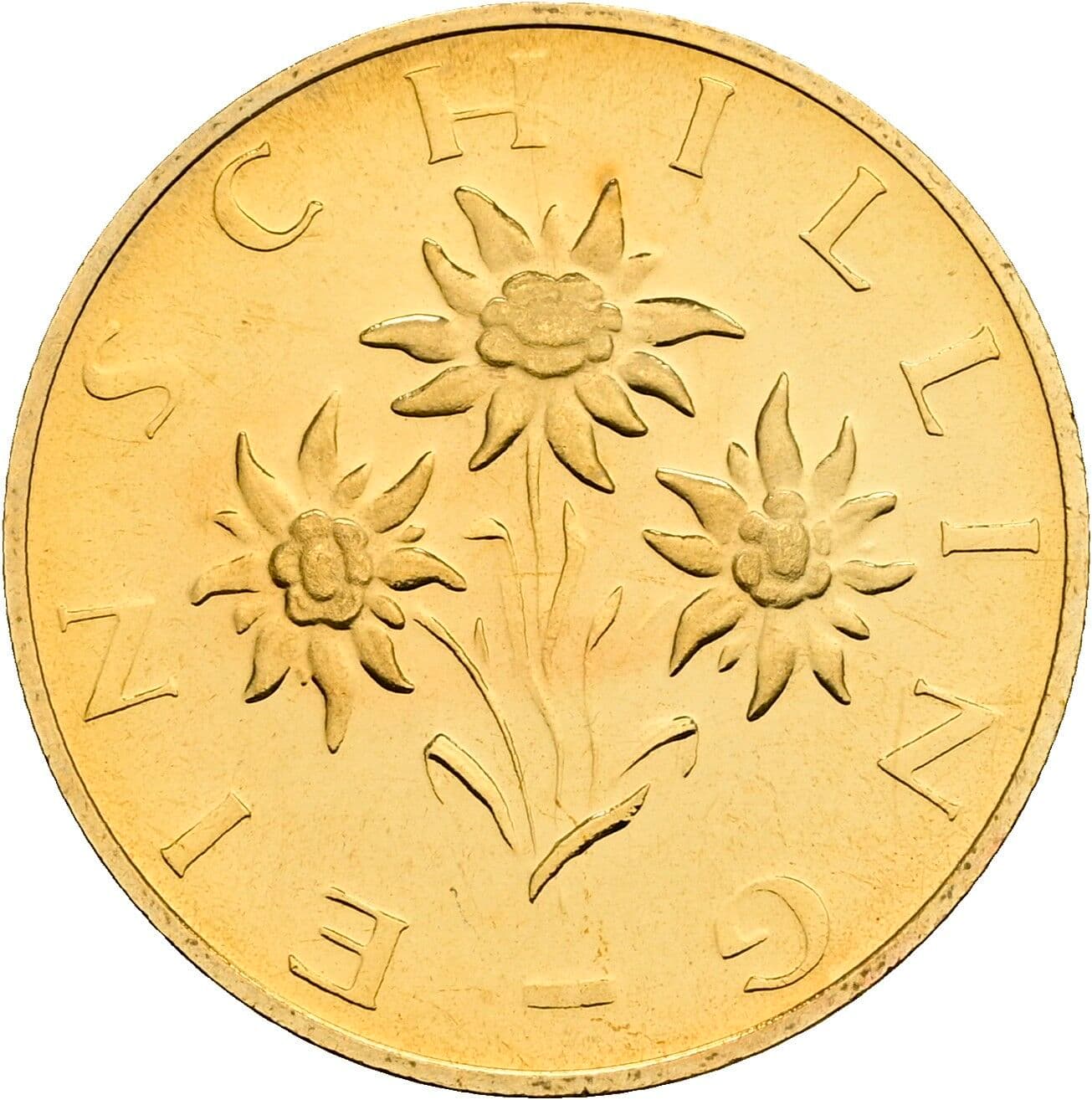 1 Schilling 1980 – Rückseite
