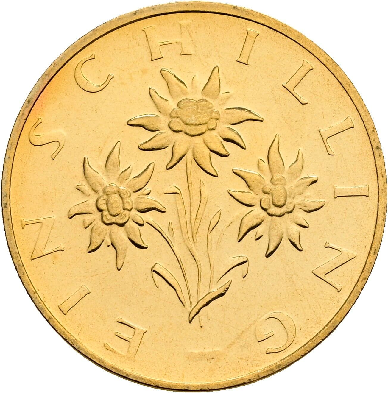 1 Schilling 1980 – Rückseite