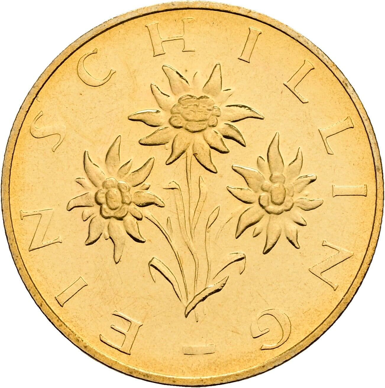 1 Schilling 1980 – Rückseite
