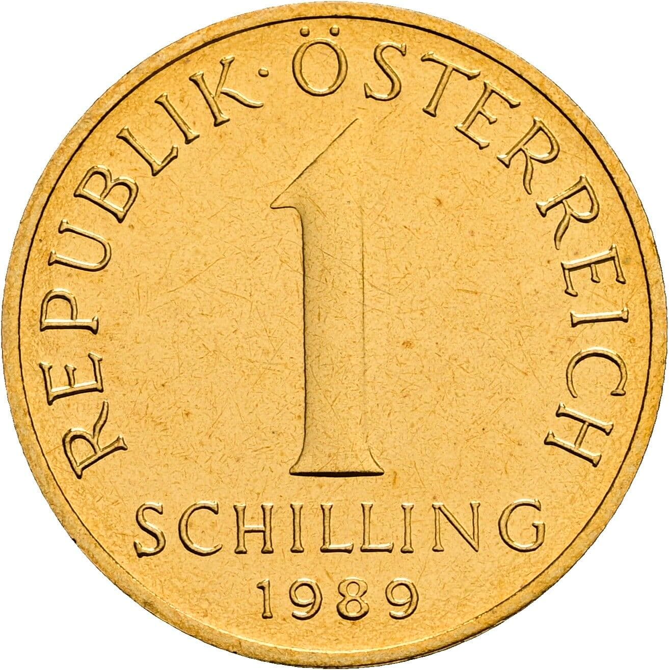 1 Schilling 1980 – Vorderseite