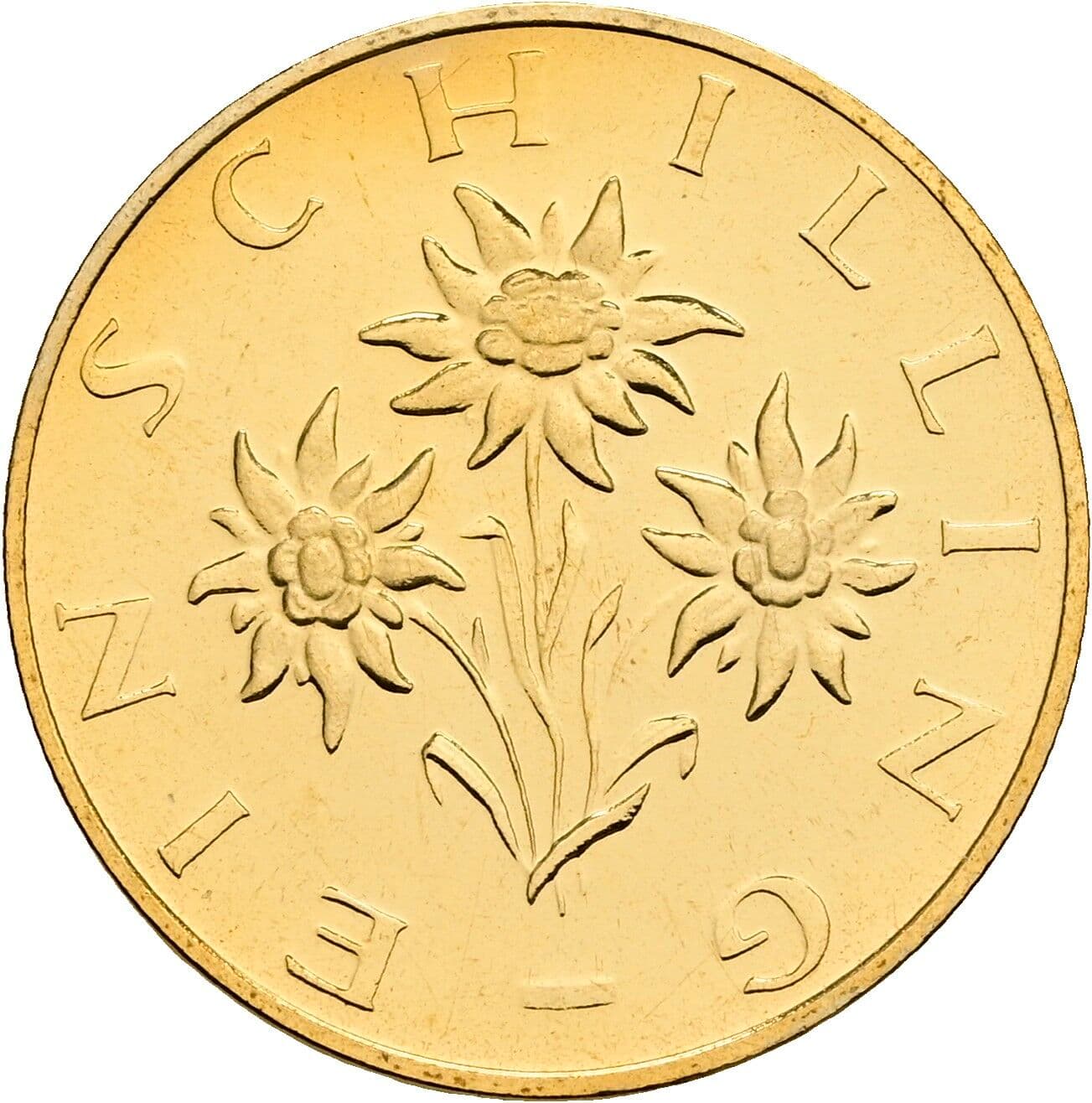 1 Schilling 1980 – Rückseite