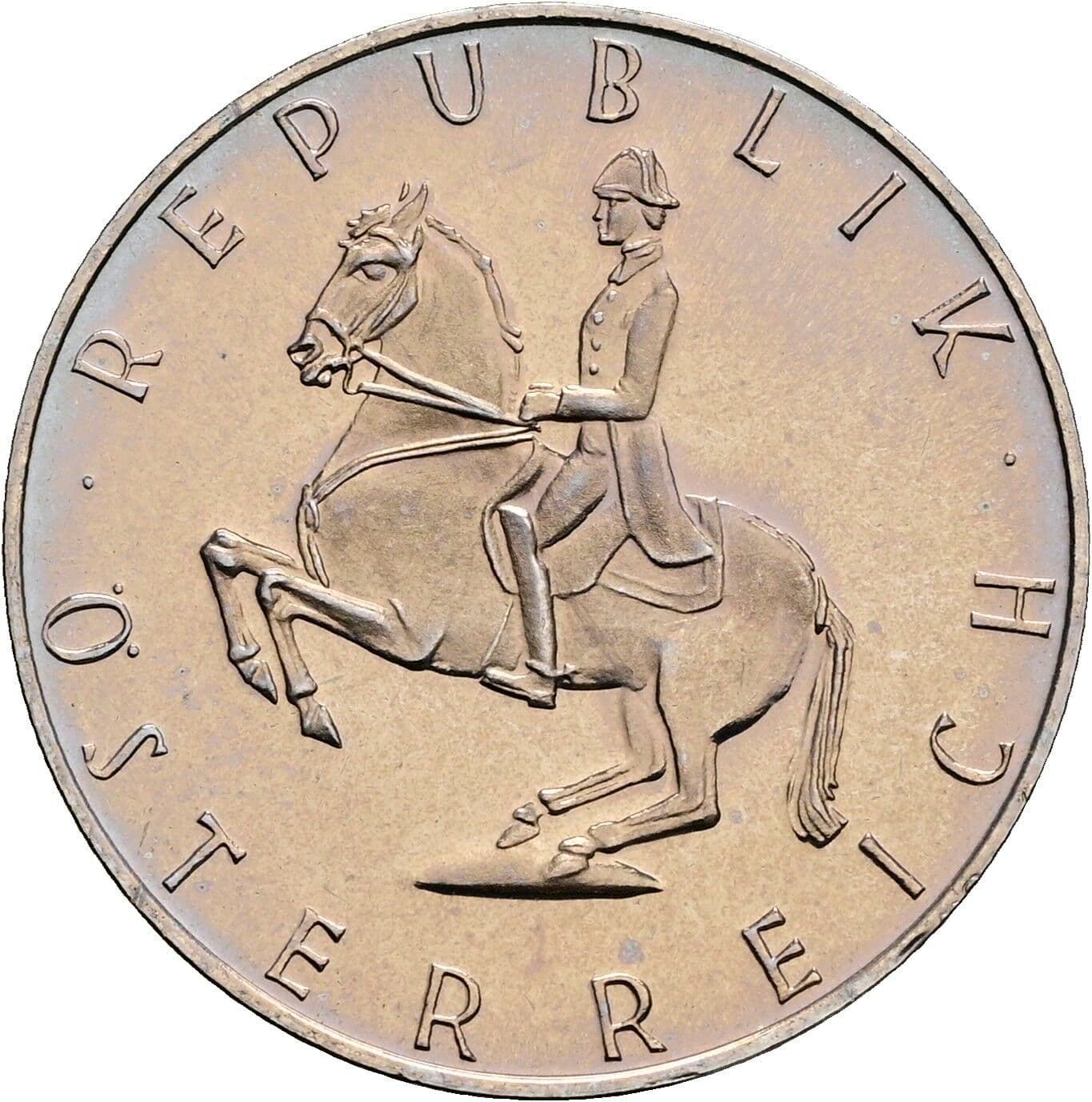 5 Schilling 1980 – Rückseite