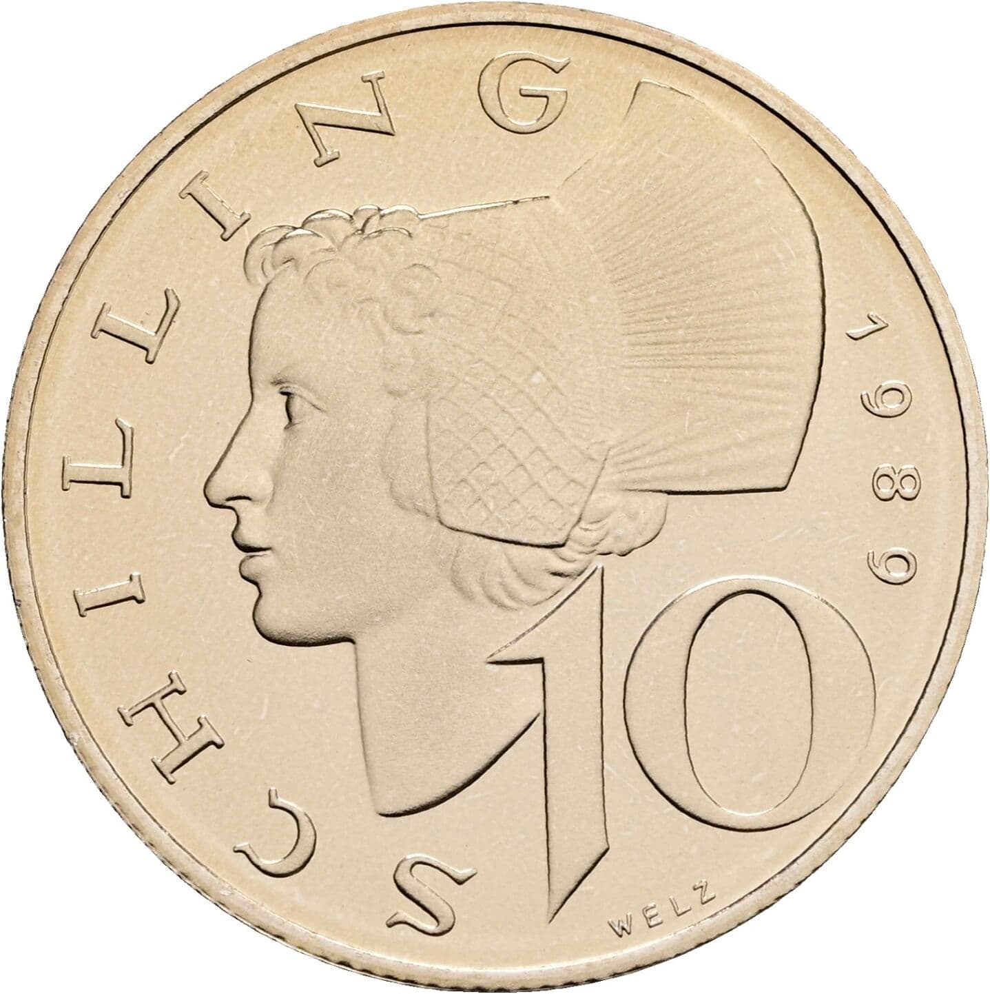10 Schilling 1980 – Vorderseite