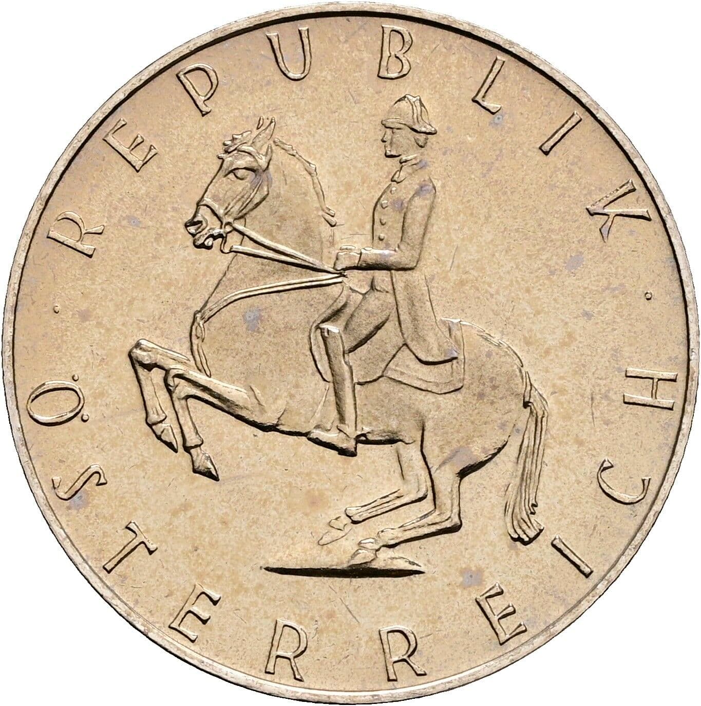 5 Schilling 1980 – Rückseite