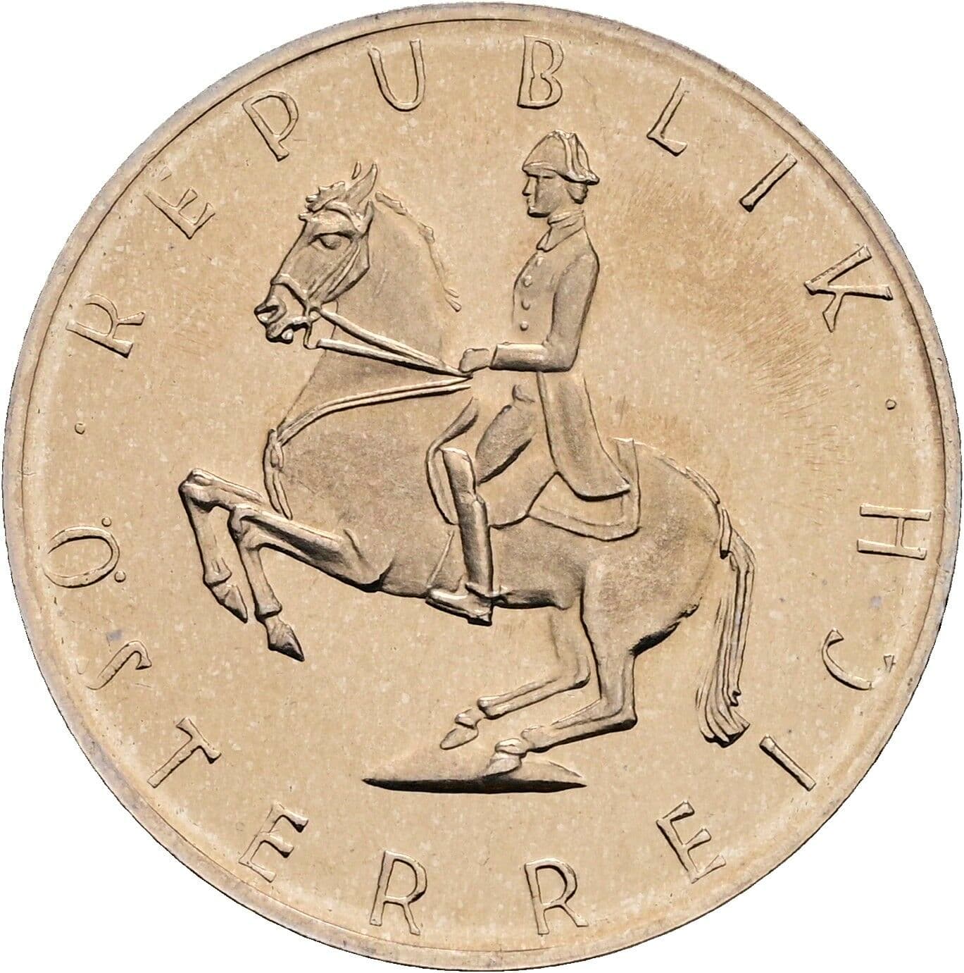 5 Schilling 1980 – Rückseite