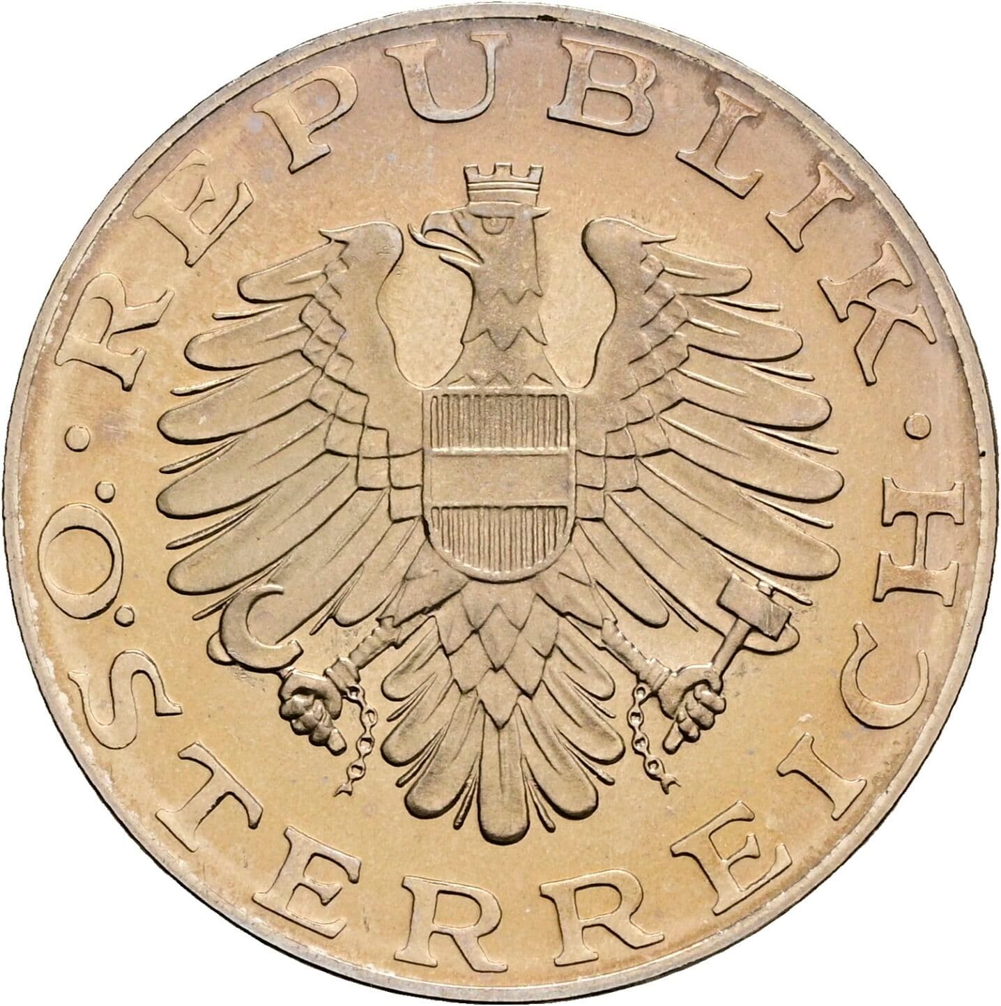 10 Schilling 1980 – Rückseite