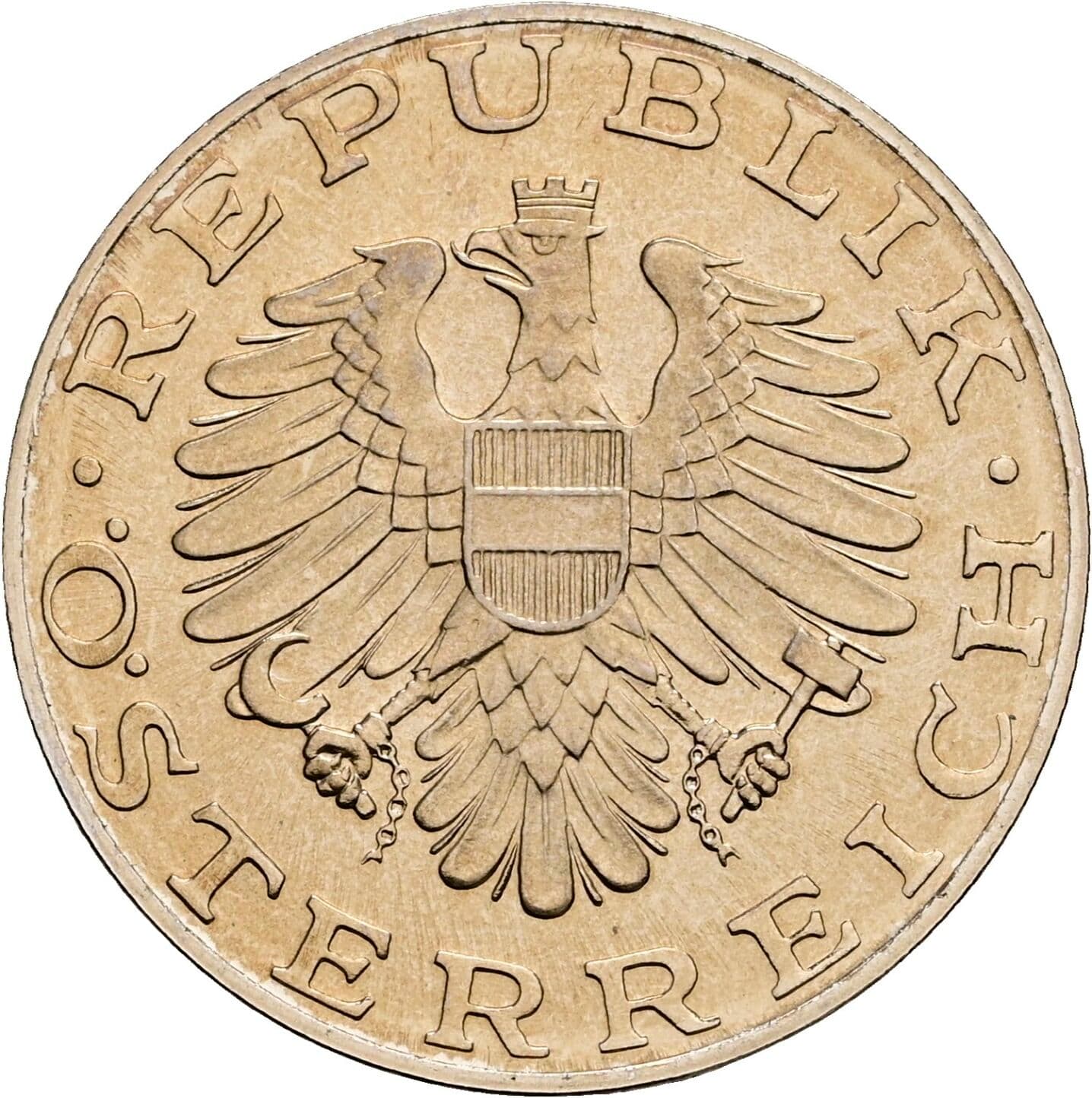 10 Schilling 1980 – Rückseite