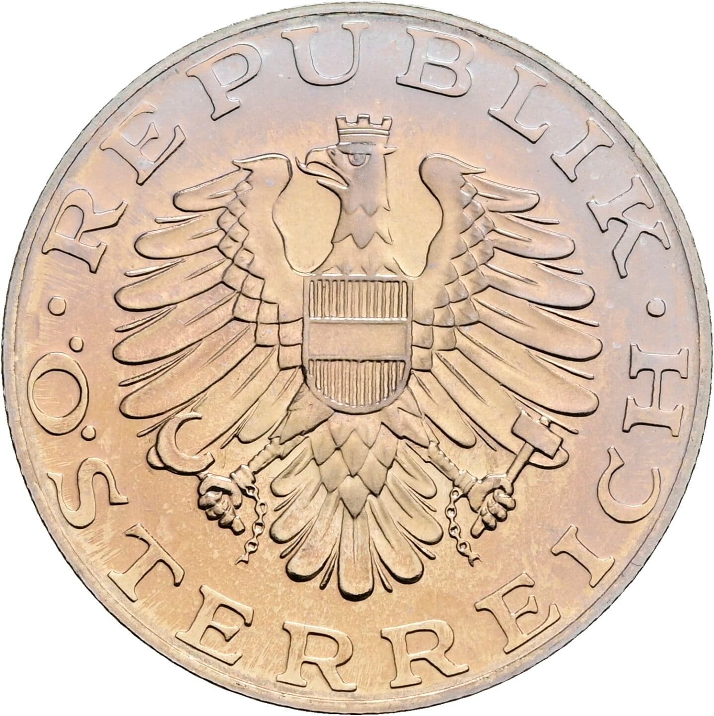 10 Schilling 1980 – Rückseite