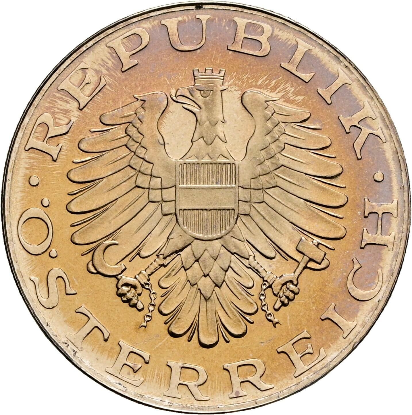 10 Schilling 1980 – Rückseite