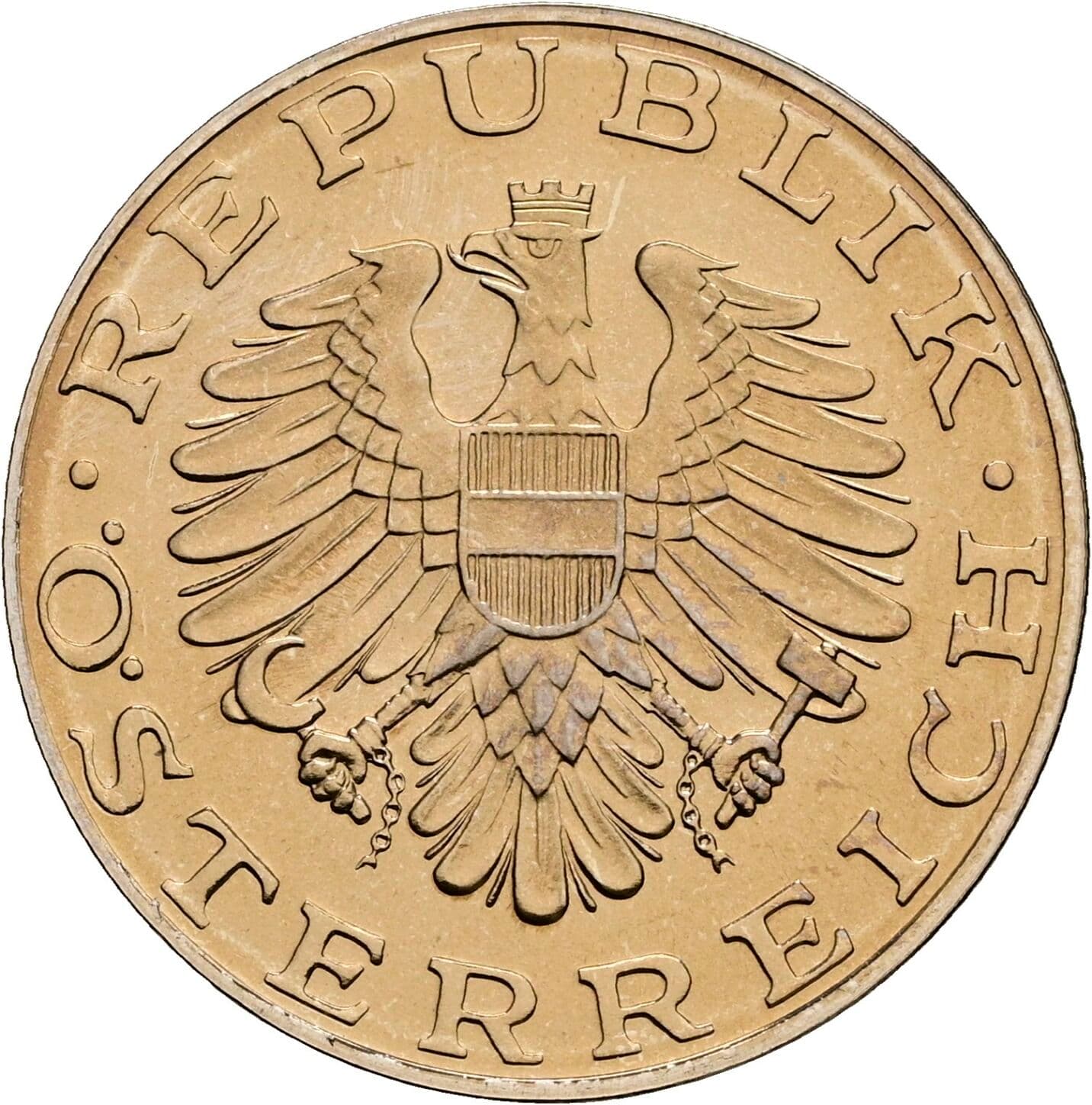 10 Schilling 1980 – Rückseite