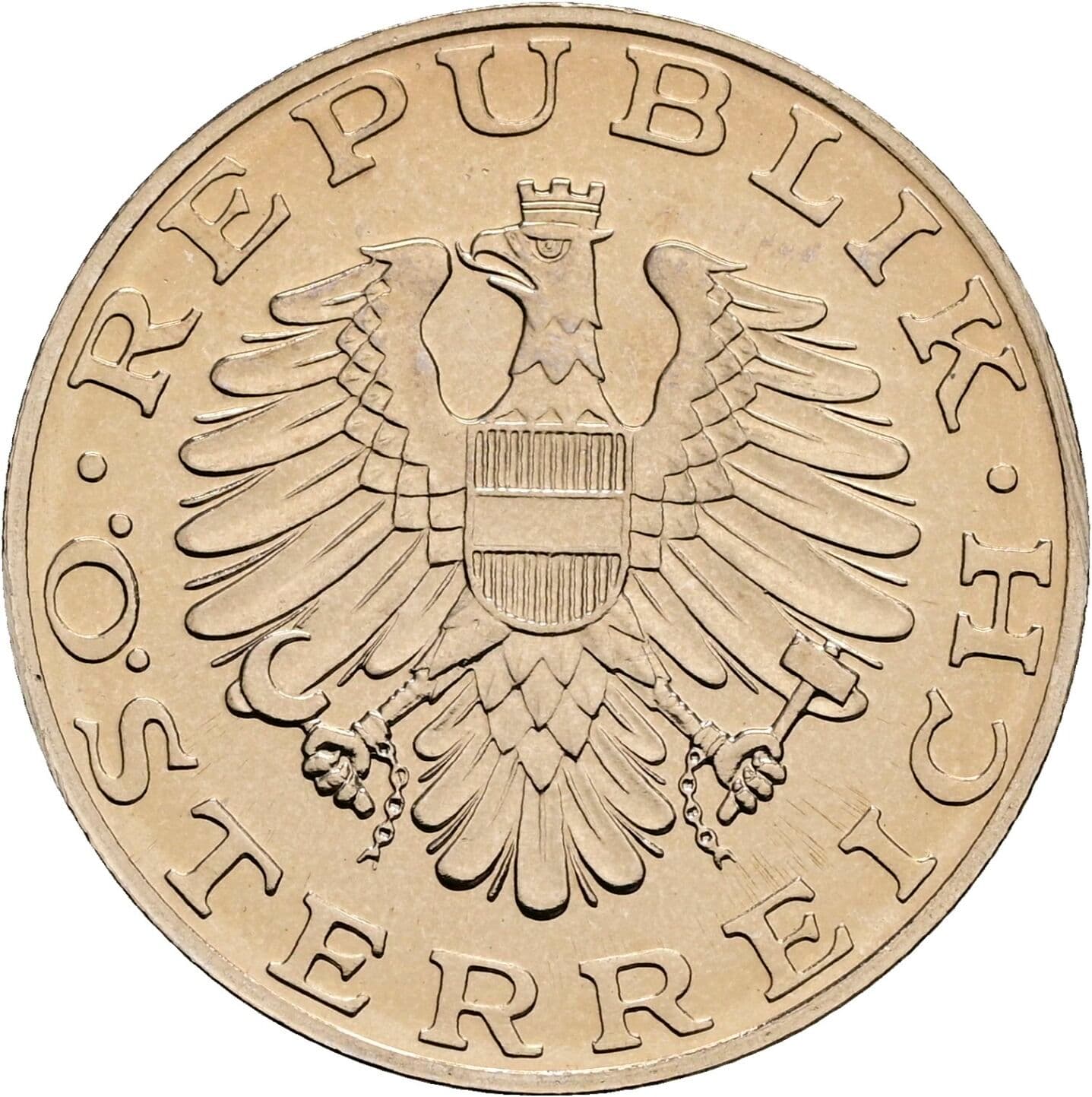 10 Schilling 1980 – Rückseite