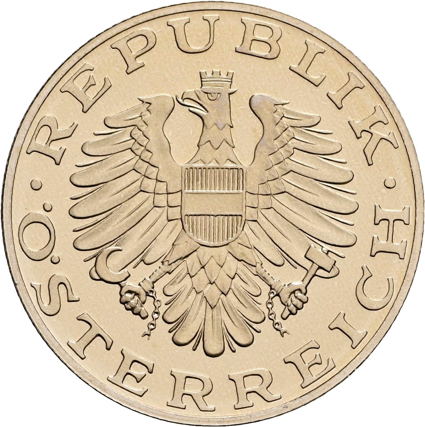 10 Schilling 1980 – Rückseite