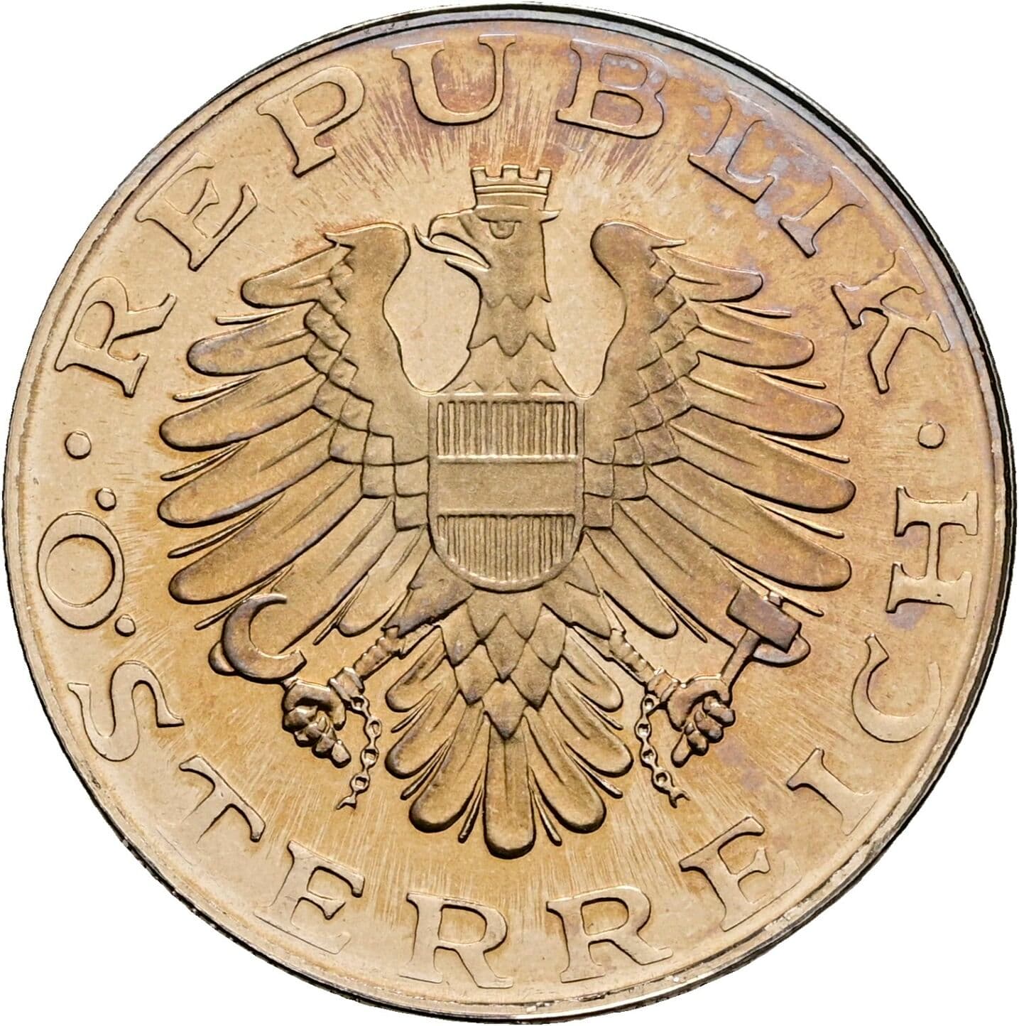 10 Schilling 1980 – Rückseite