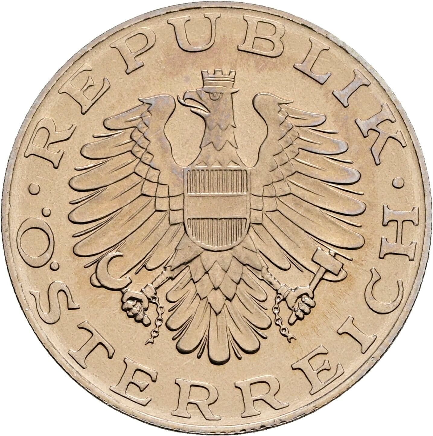 10 Schilling 1980 – Rückseite