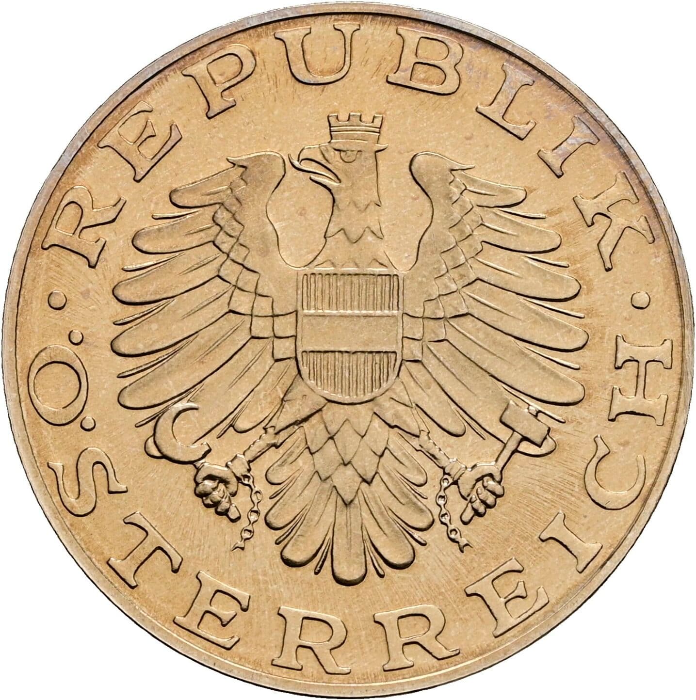 10 Schilling 1980 – Rückseite