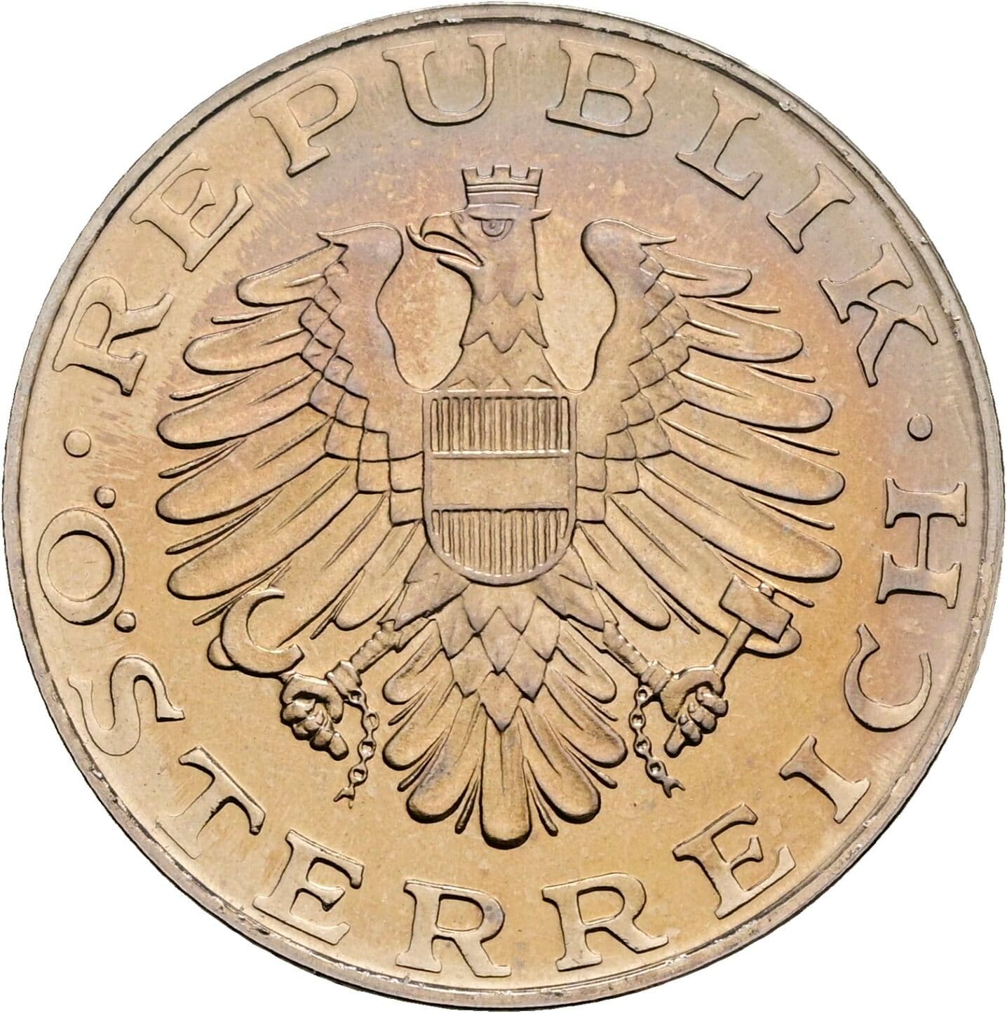 10 Schilling 1980 – Rückseite