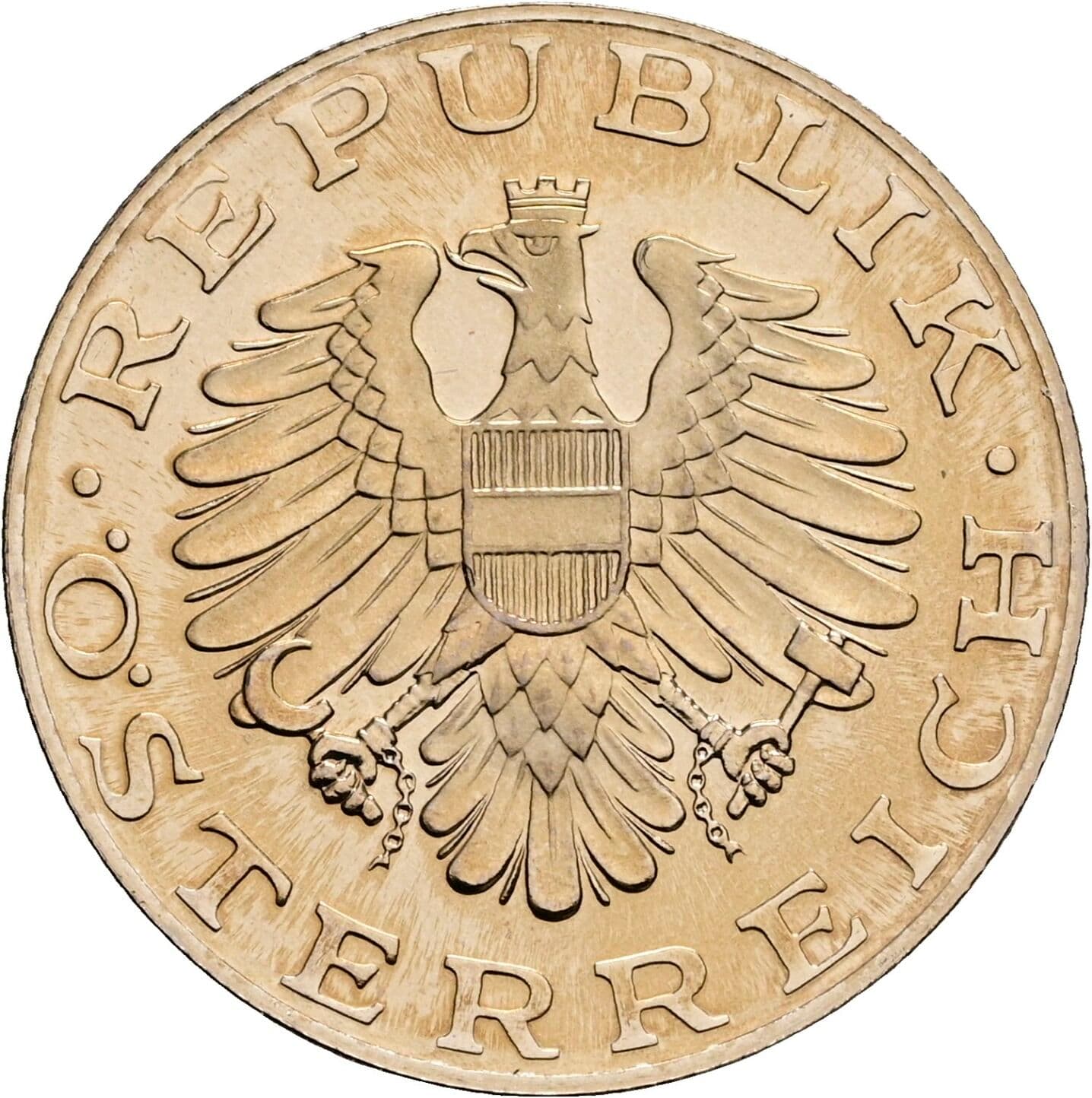 10 Schilling 1980 – Rückseite