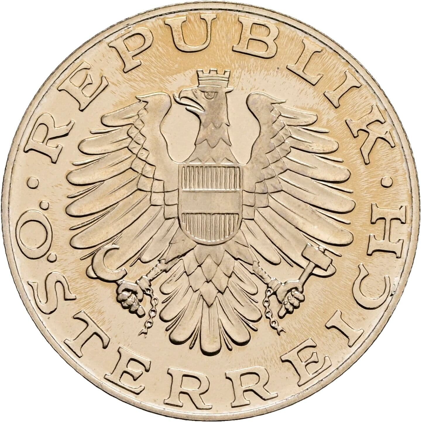 10 Schilling 1980 – Rückseite
