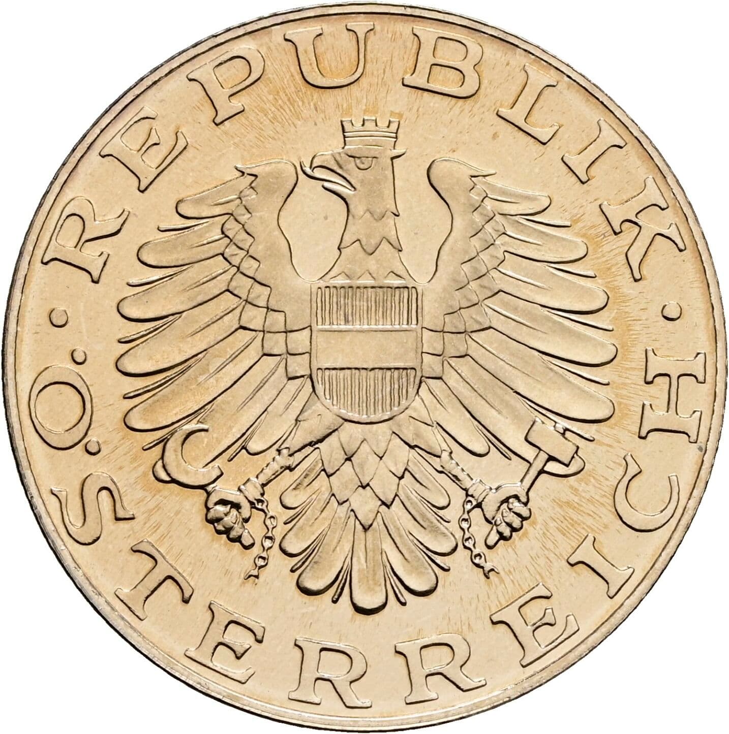10 Schilling 1980 – Rückseite