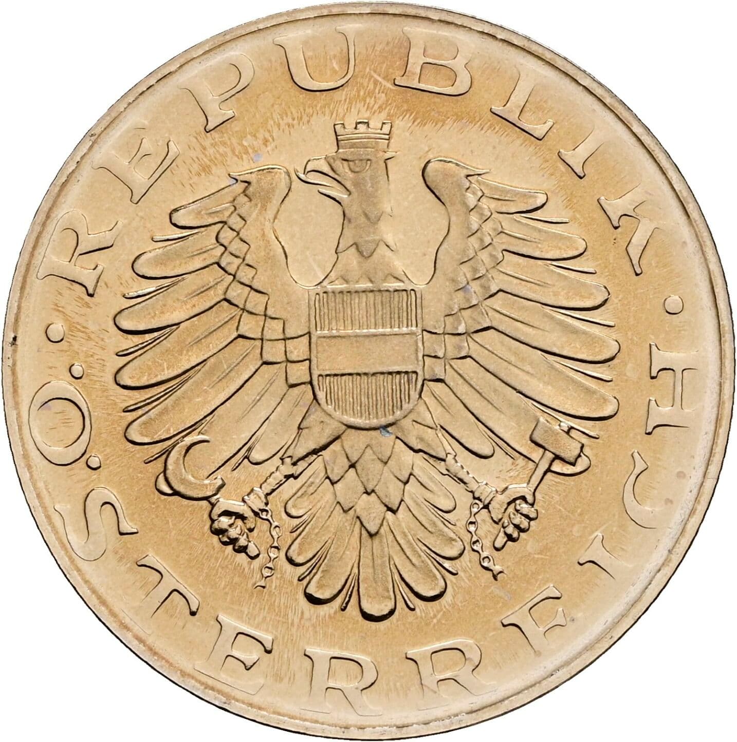 10 Schilling 1980 – Rückseite