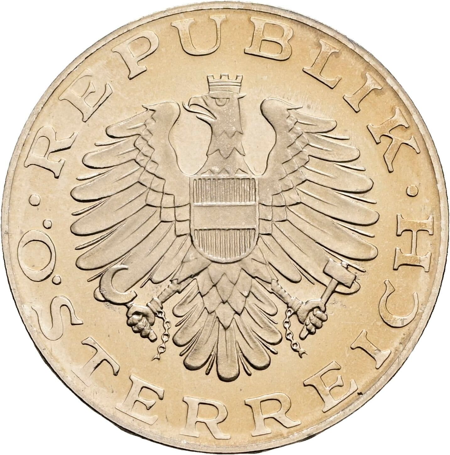 10 Schilling 1980 – Rückseite