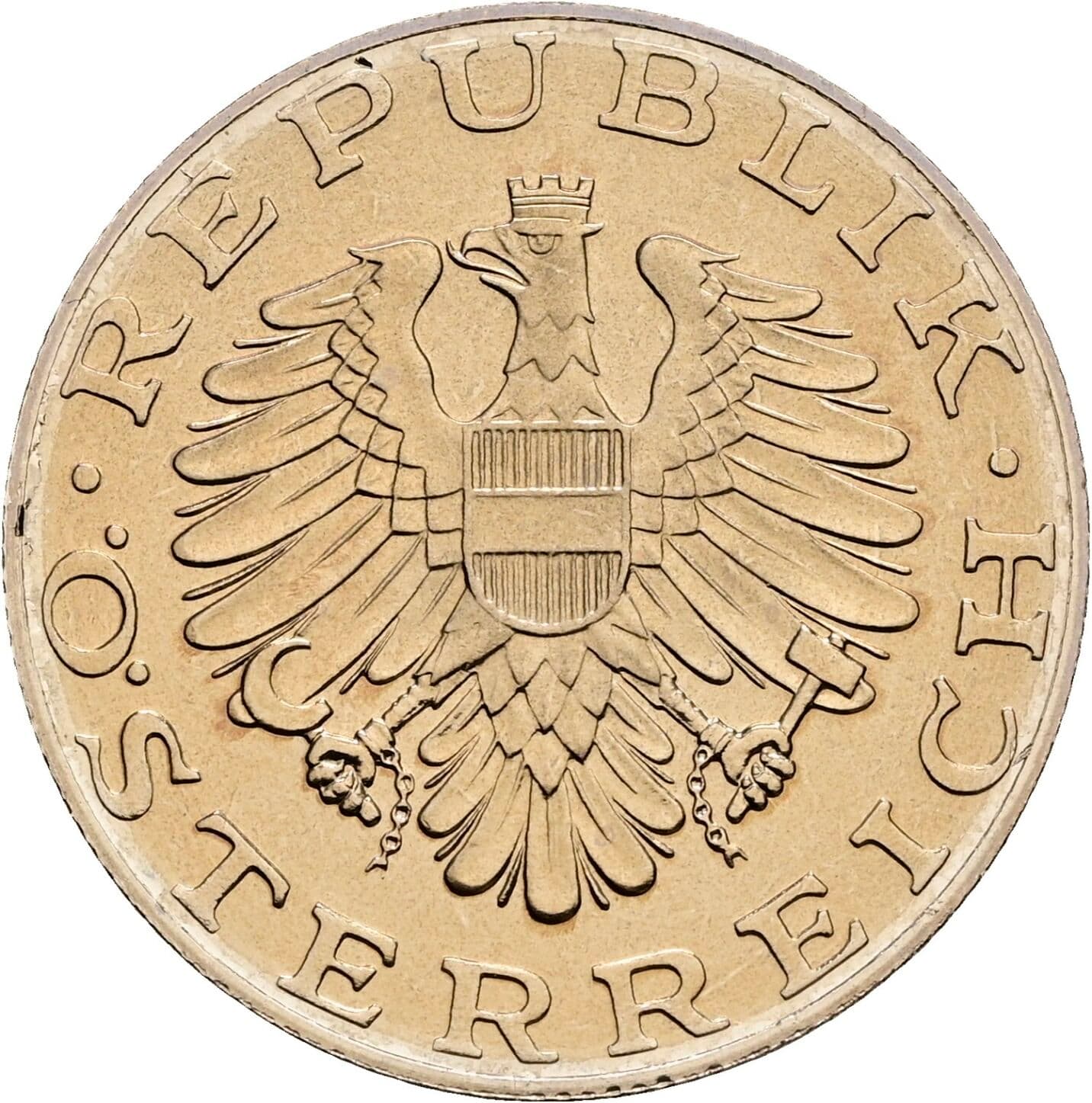 10 Schilling 1980 – Rückseite