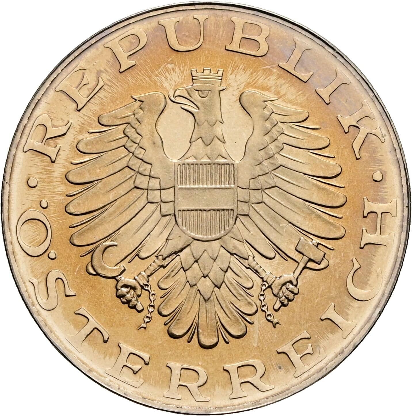 10 Schilling 1980 – Rückseite