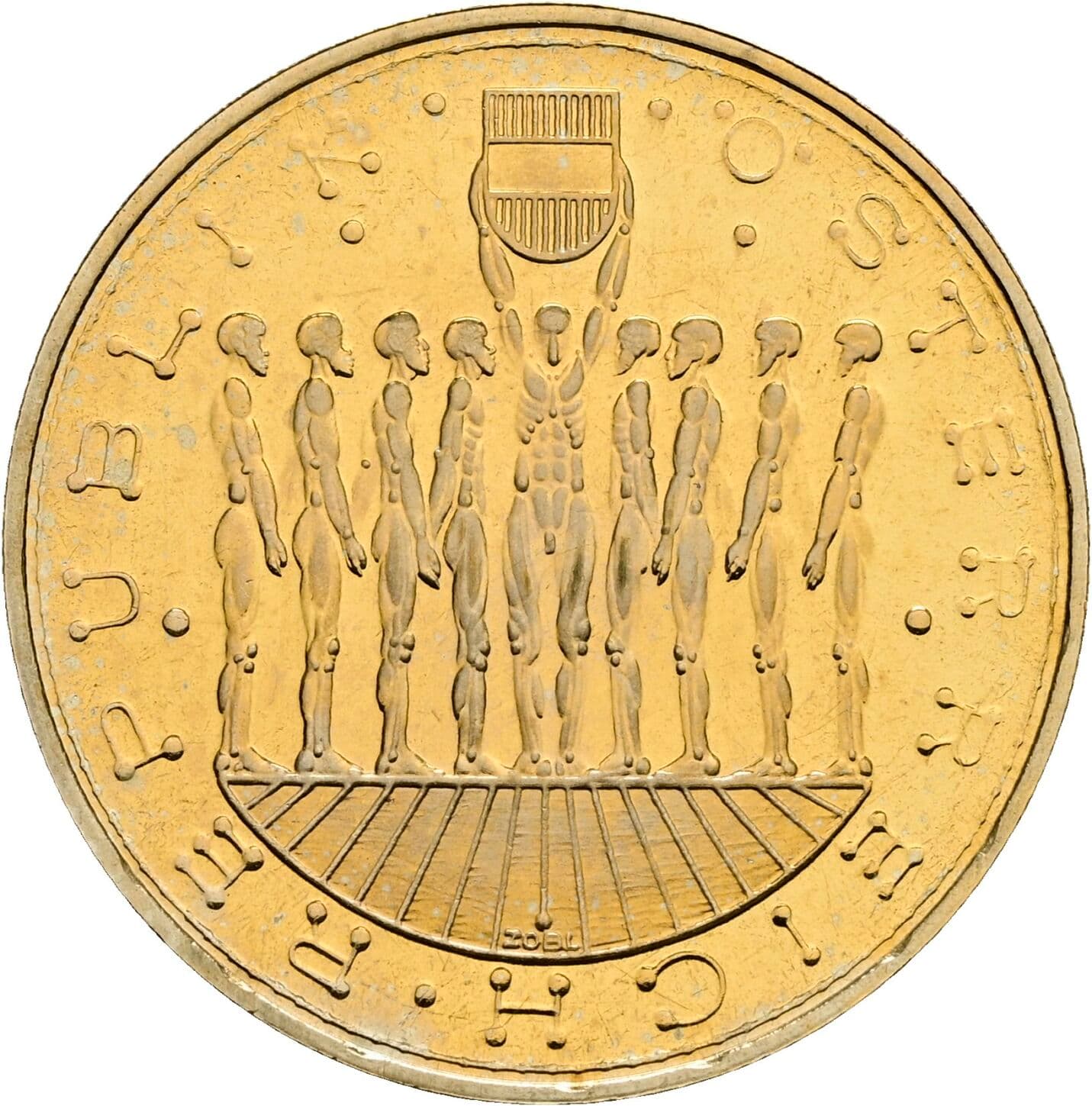 20 Schilling 1980 – Rückseite