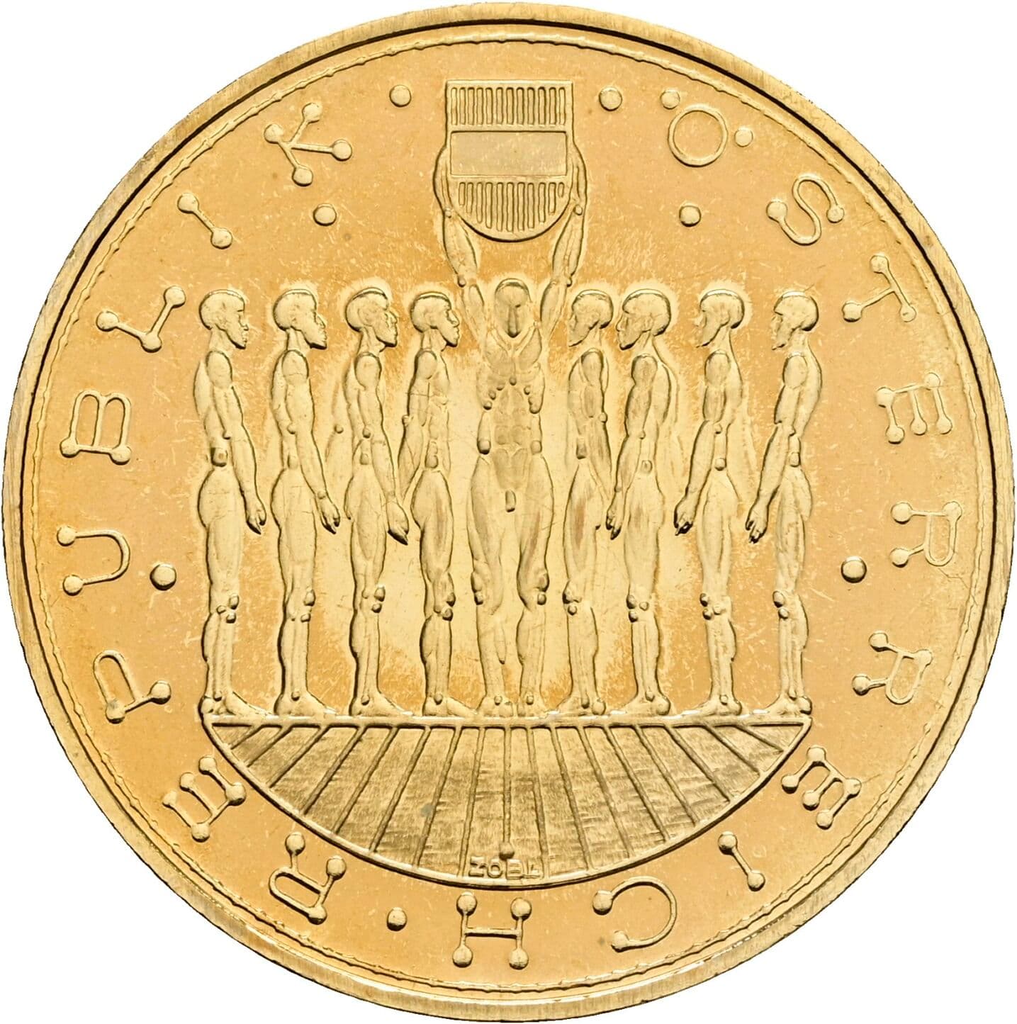 20 Schilling 1980 – Rückseite