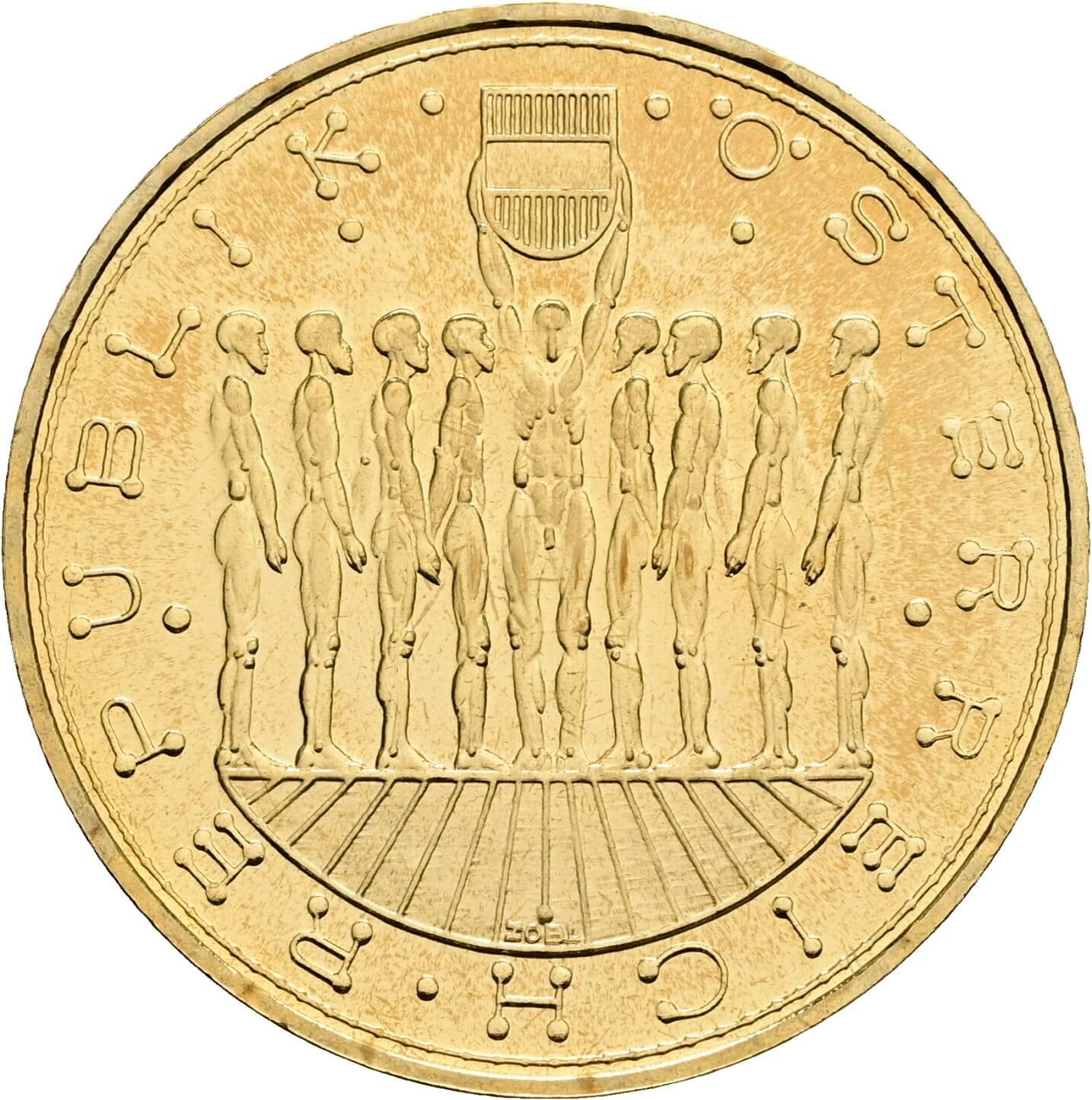 20 Schilling 1980 – Rückseite