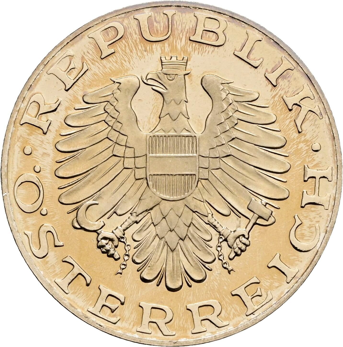 10 Schilling 1980 – Rückseite