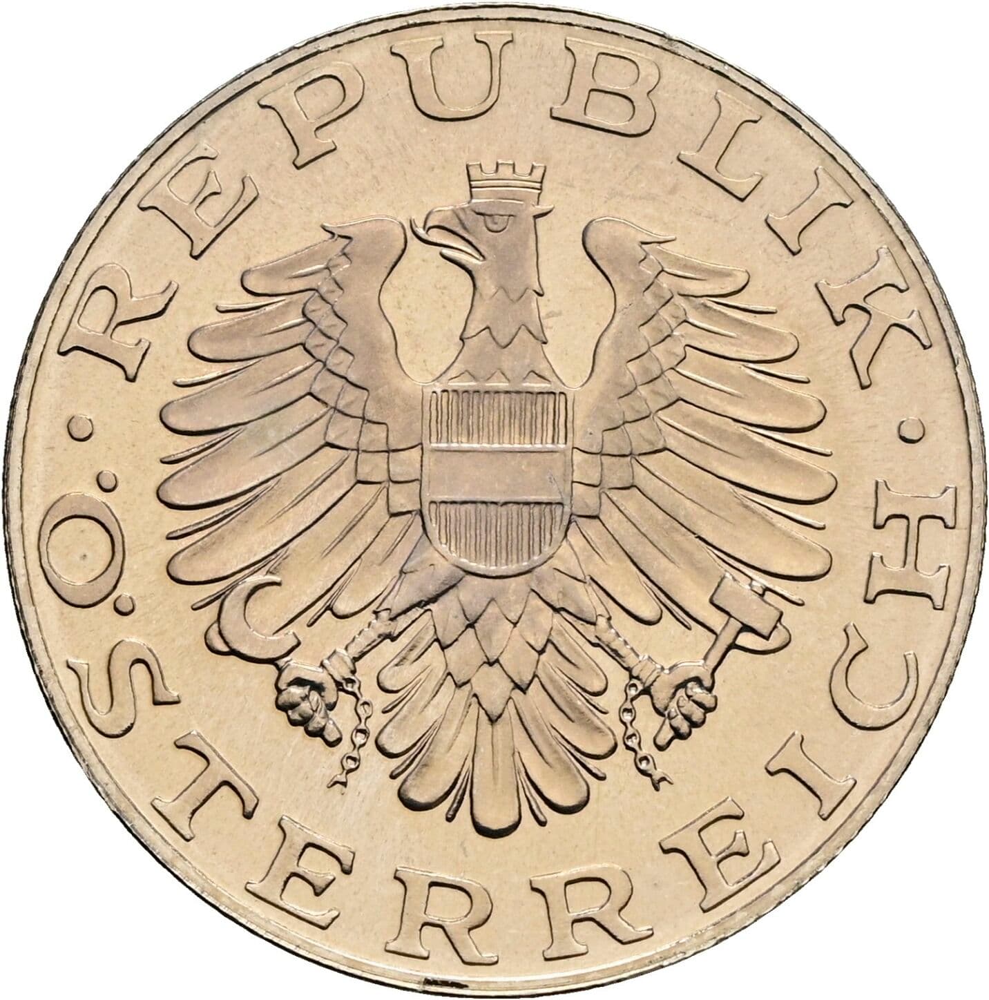 10 Schilling 1980 – Rückseite