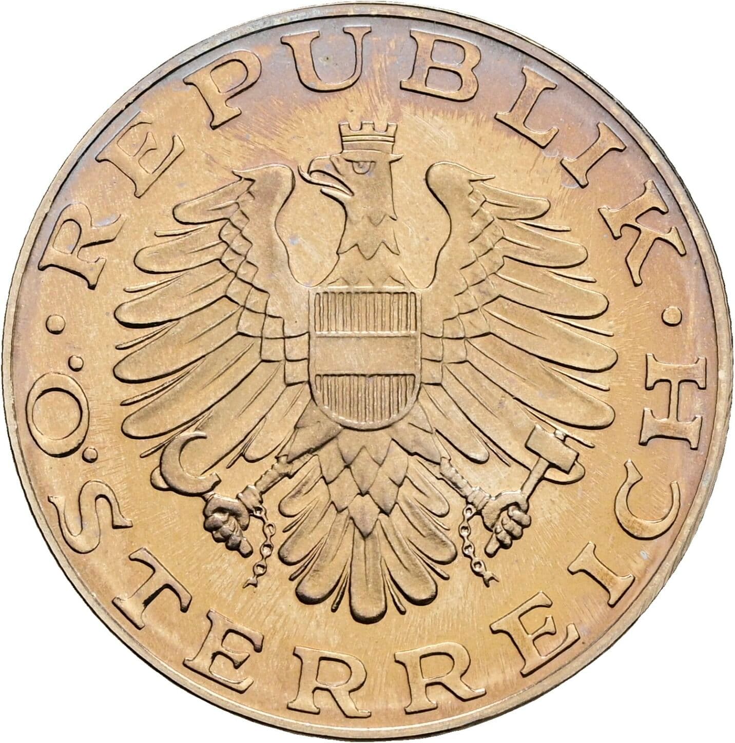 10 Schilling 1980 – Rückseite