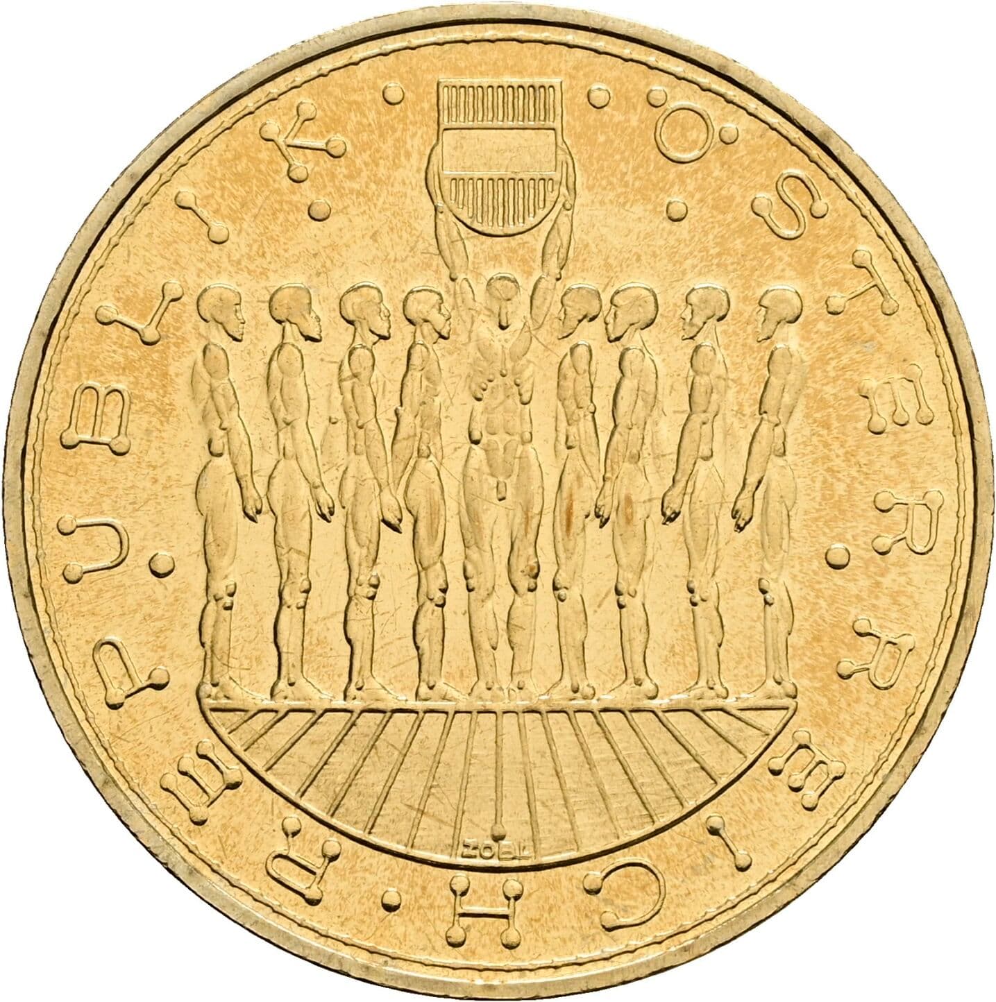 20 Schilling 1980 – Rückseite