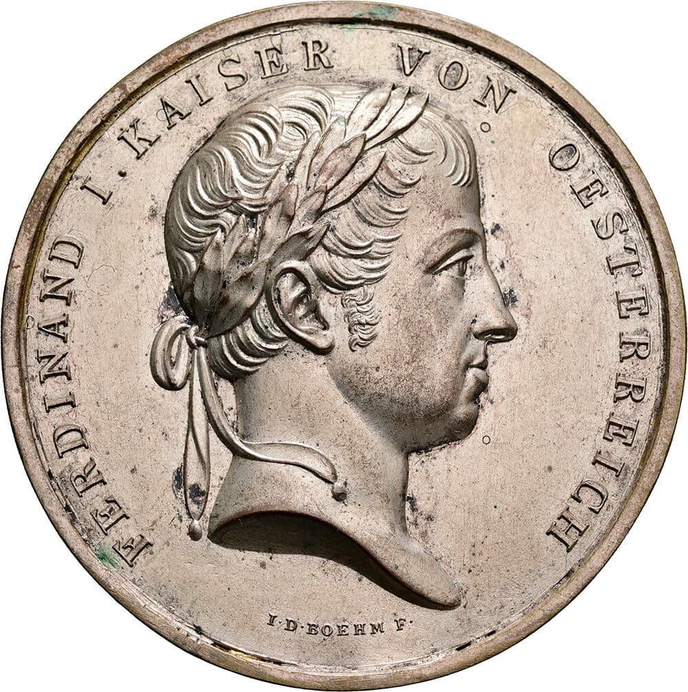 Avers einer Medaille