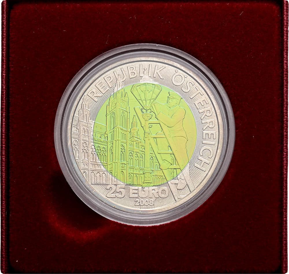 25 Euro Niob 2008 – Vorderseite
