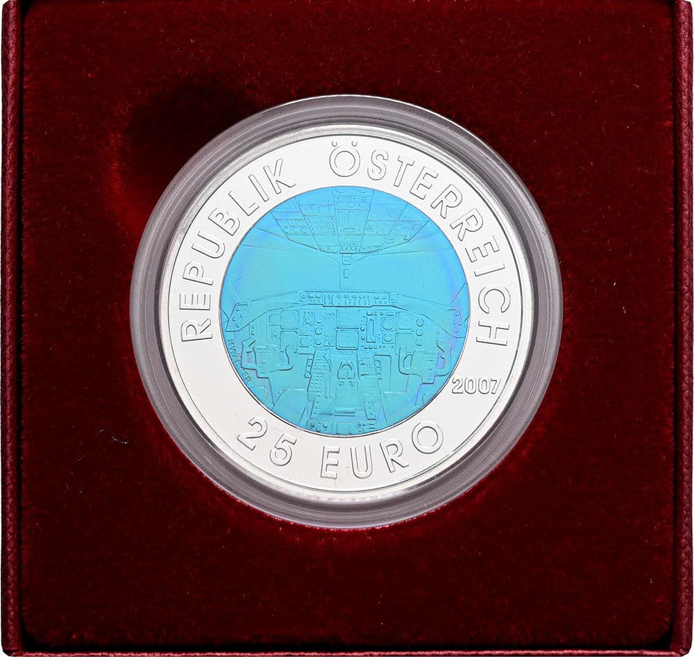 25 Euro Niob 2007 – Rückseite