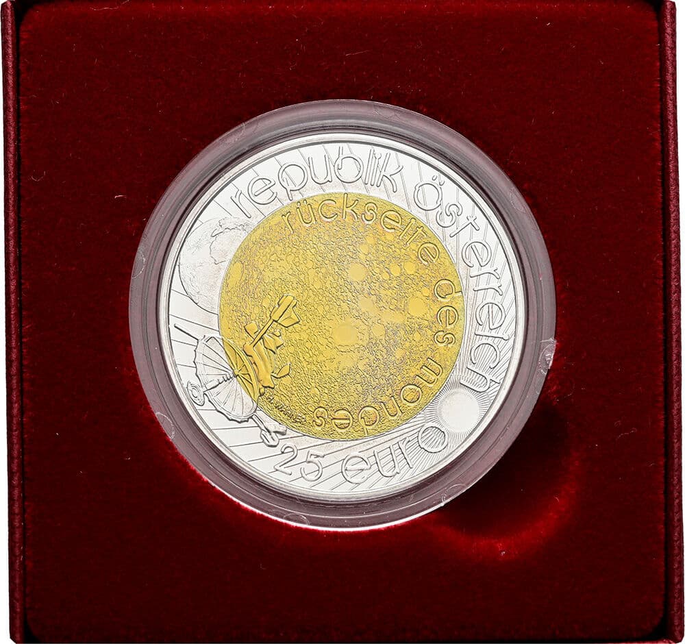 25 Euro Niob 2009 – Rückseite